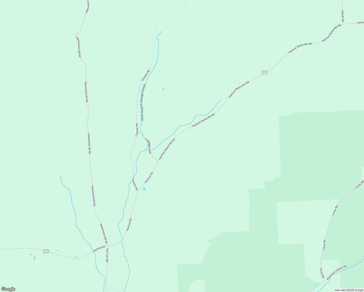 map of restaurants, bars, coffee shops, grocery stores, and more near 771 Harford Road in Brooktondale