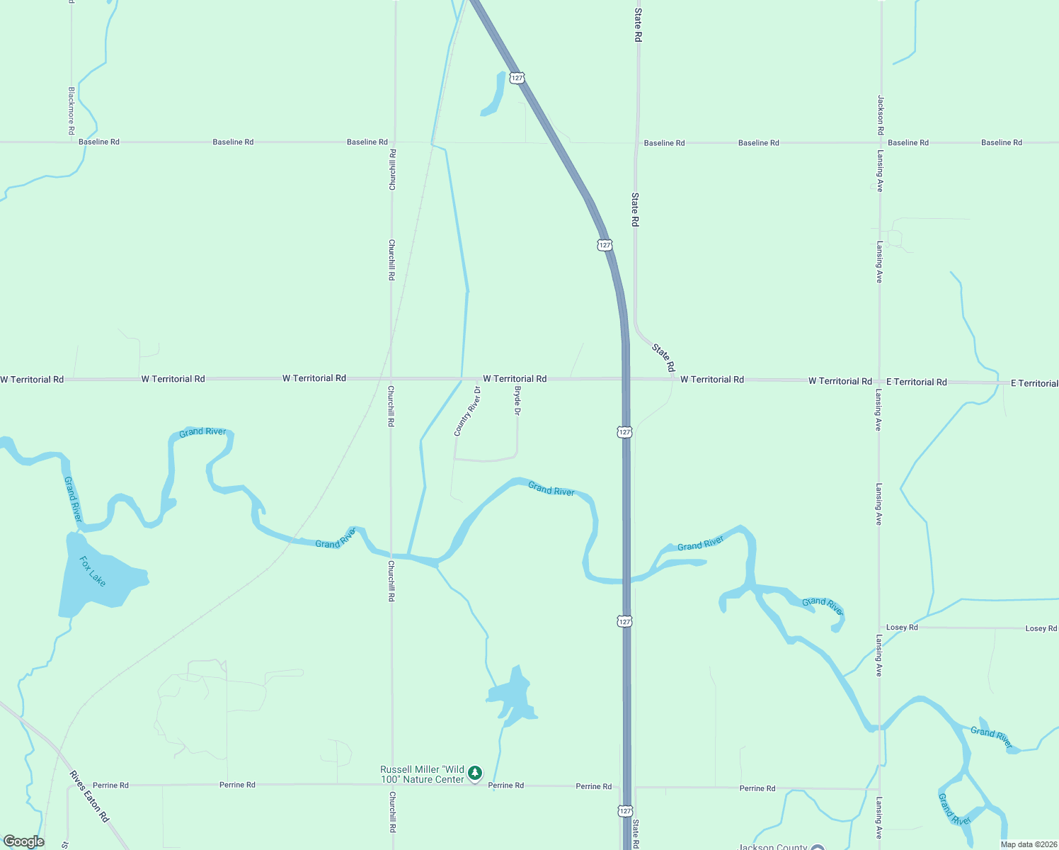 map of restaurants, bars, coffee shops, grocery stores, and more near 12013 Bryde Drive in Rives Junction