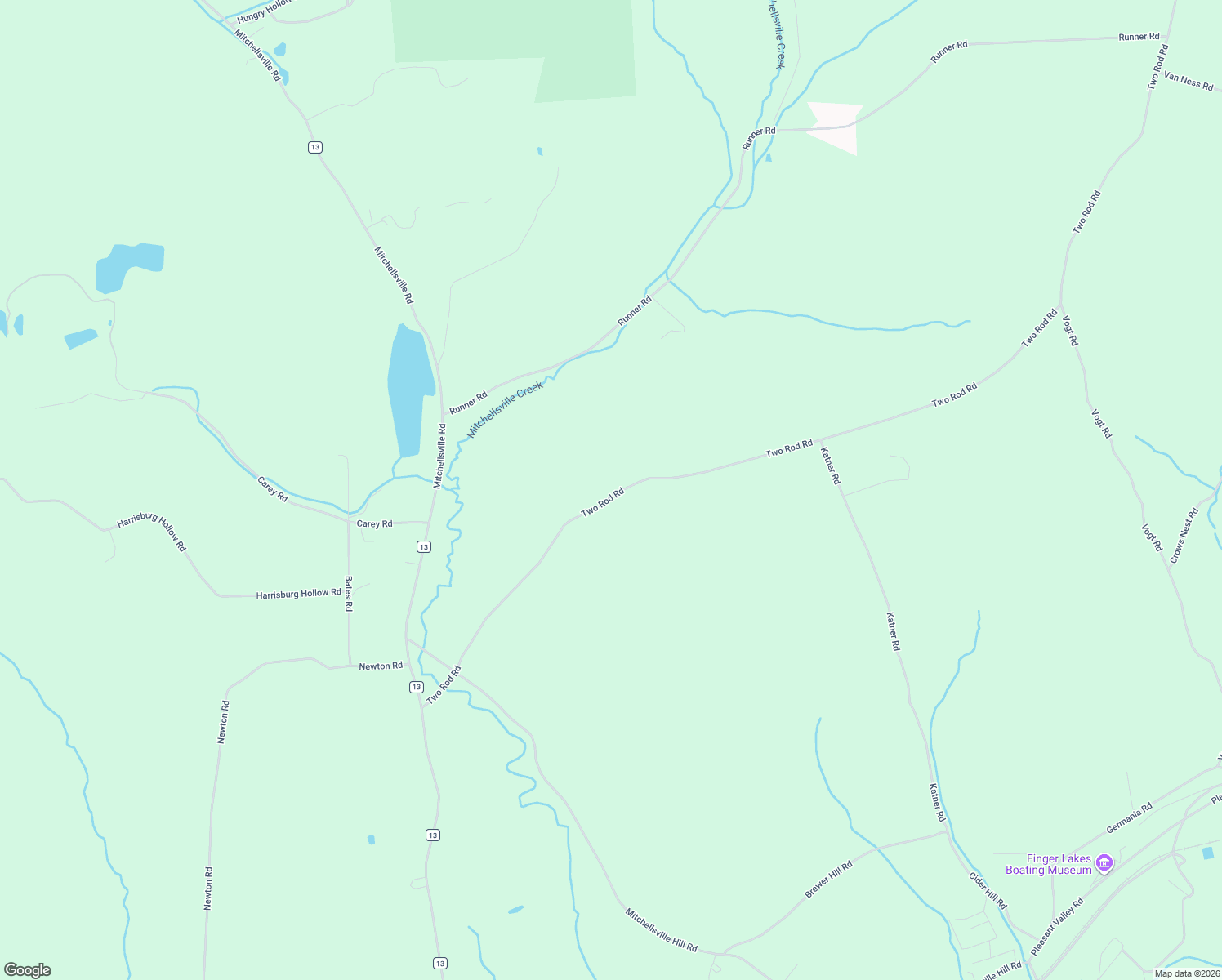 map of restaurants, bars, coffee shops, grocery stores, and more near 8527 Two Rod Road in Bath