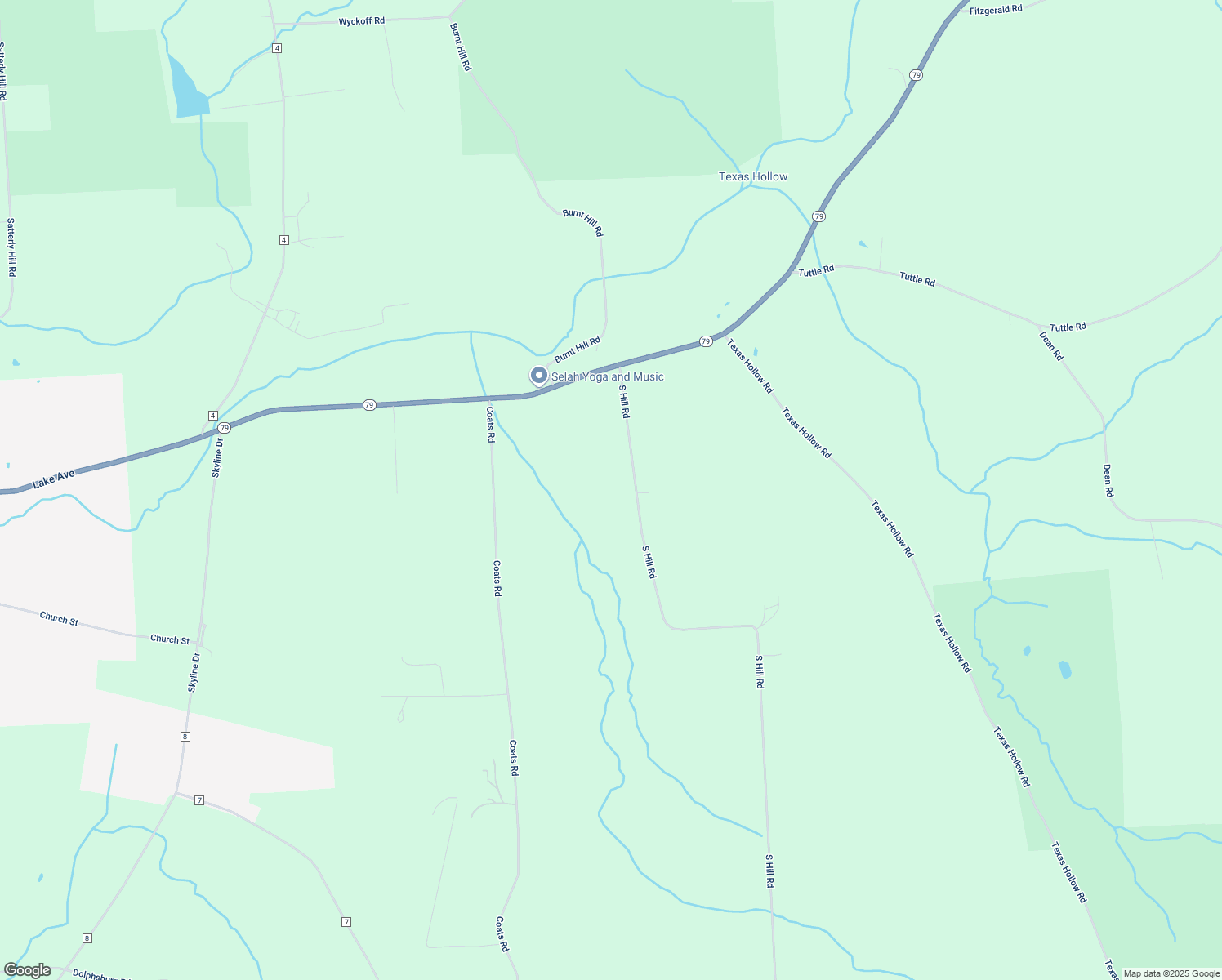 map of restaurants, bars, coffee shops, grocery stores, and more near 3863 South Hill Road in Burdett