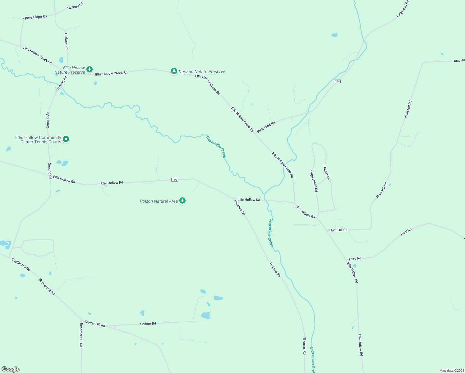 map of restaurants, bars, coffee shops, grocery stores, and more near 1672 Ellis Hollow Road in Ithaca