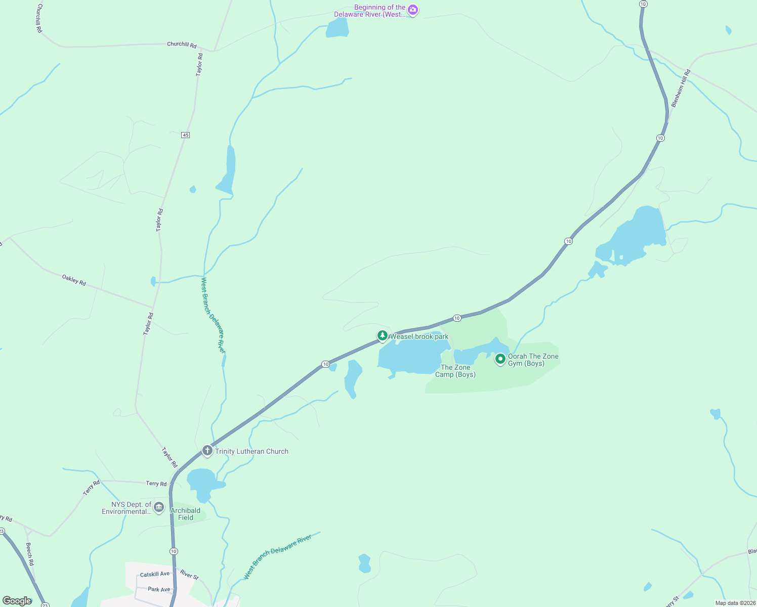 map of restaurants, bars, coffee shops, grocery stores, and more near Castle Mountain Road in Stamford