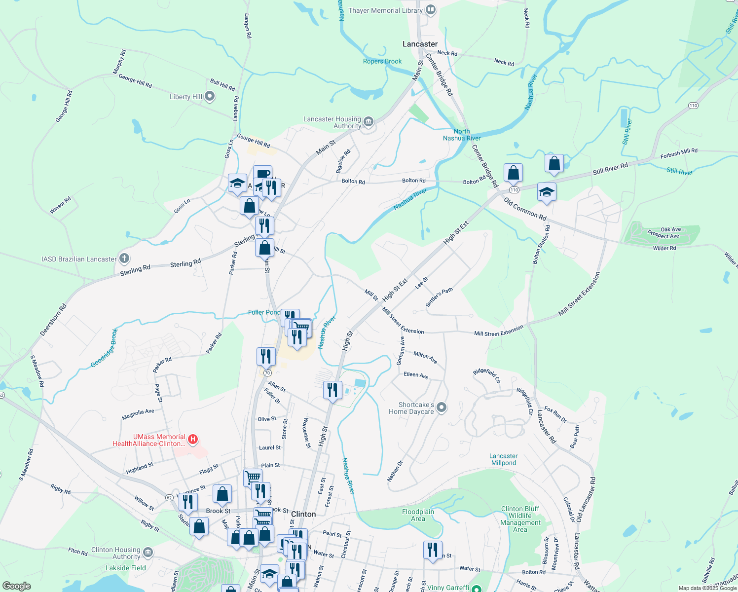 335 Mill Street, Lancaster MA Walk Score