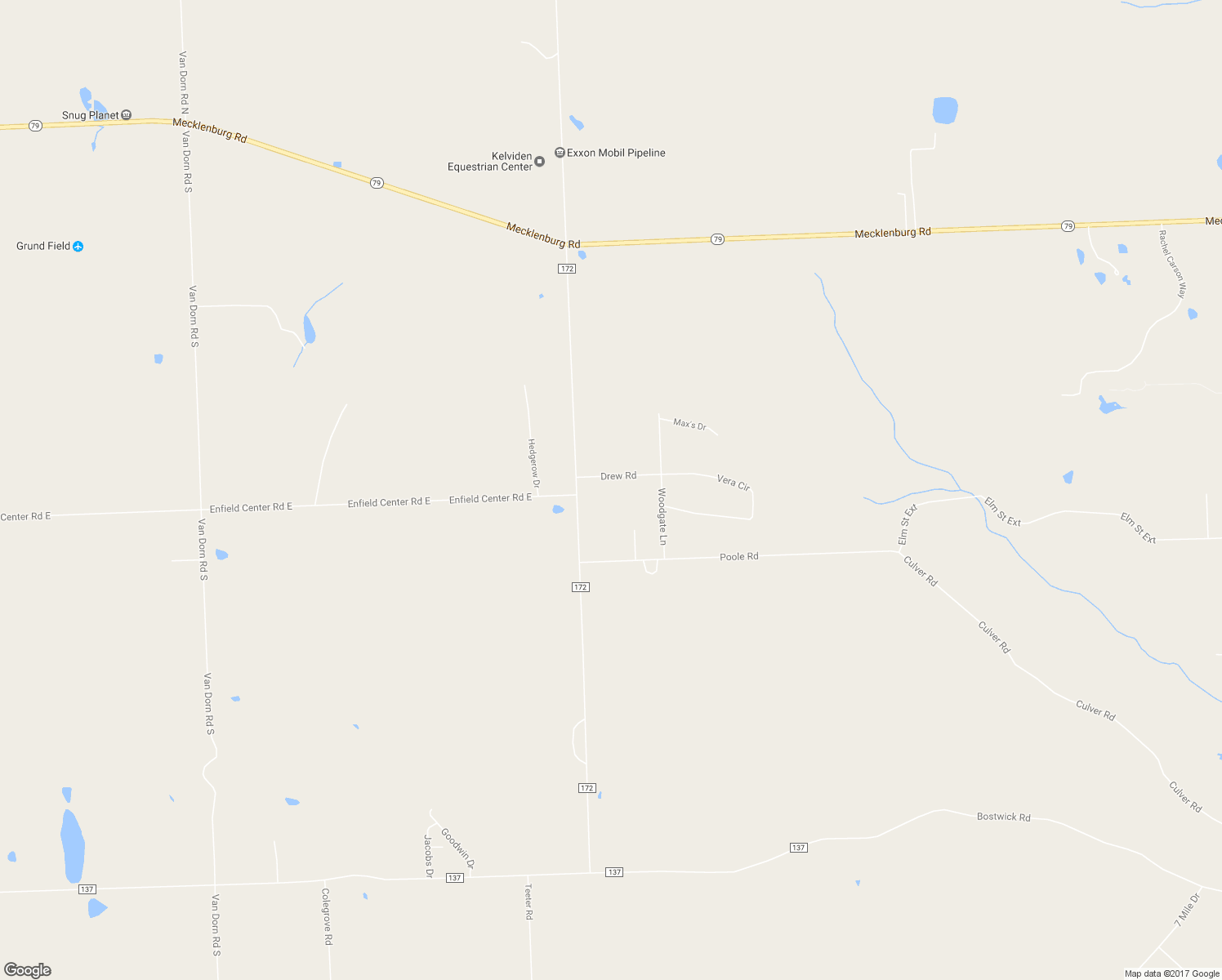 map of restaurants, bars, coffee shops, grocery stores, and more near 107 Drew Rd in Ithaca