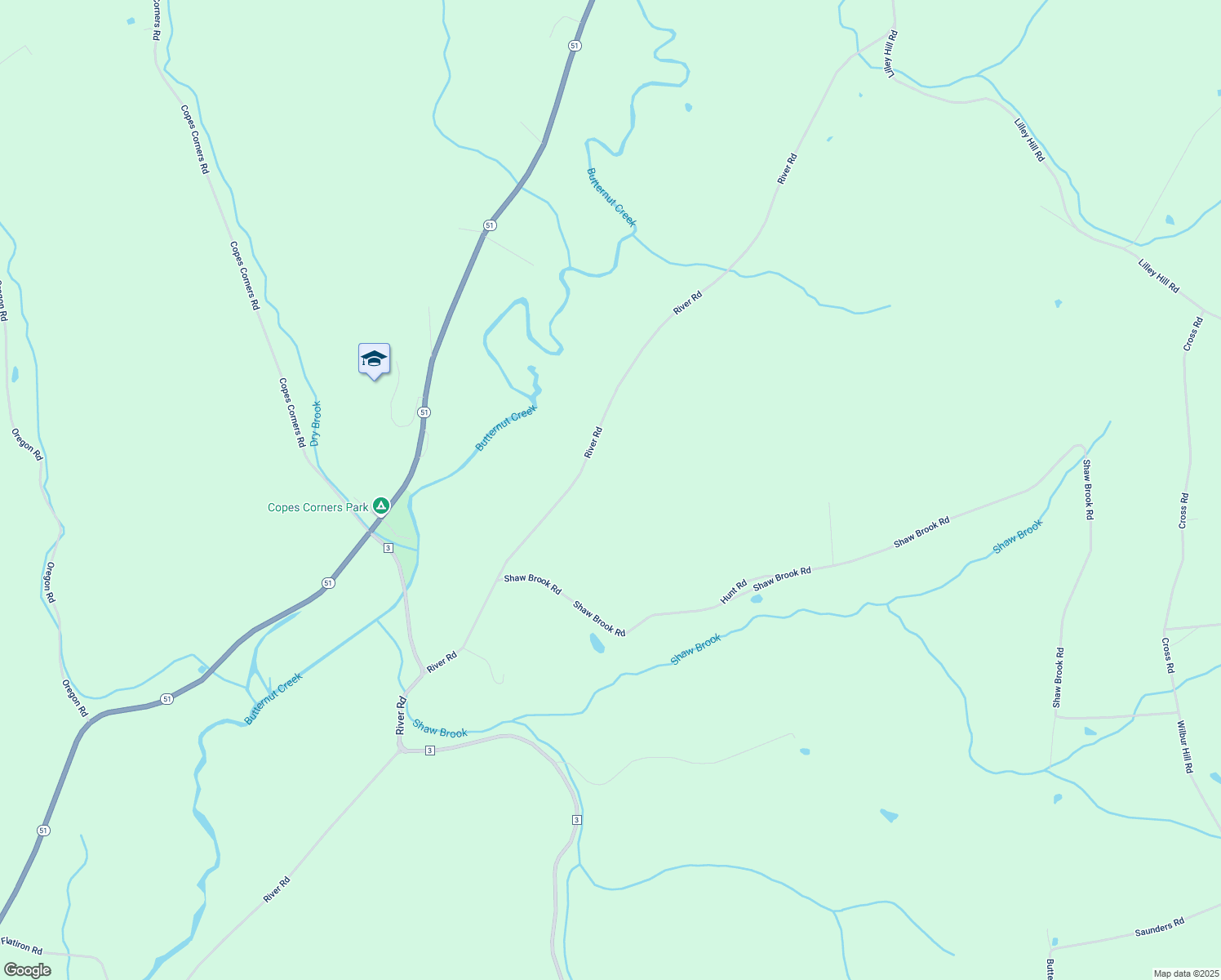 map of restaurants, bars, coffee shops, grocery stores, and more near 1191-1353 River Road in Gilbertsville