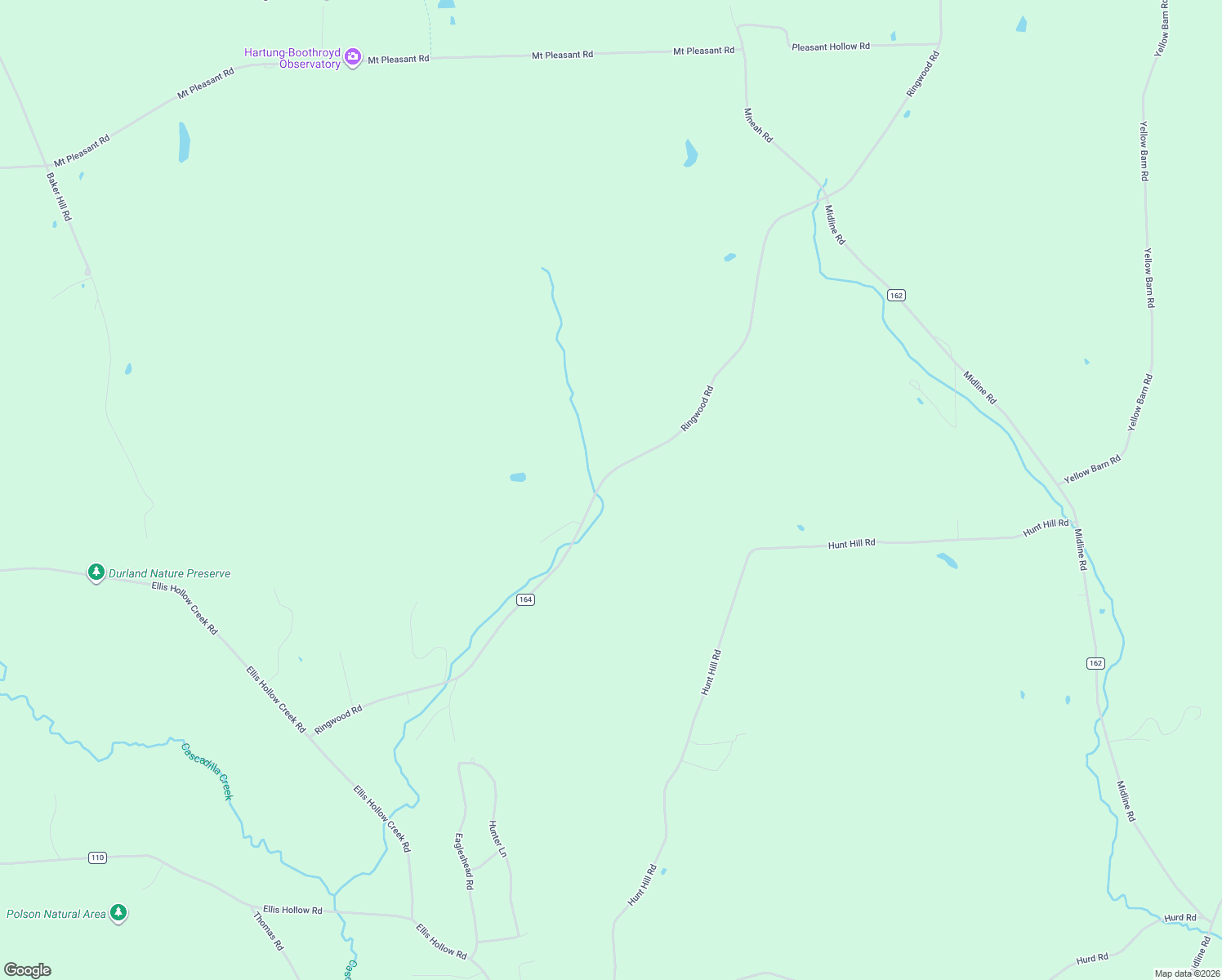 map of restaurants, bars, coffee shops, grocery stores, and more near 661 Ringwood Rd in Ithaca