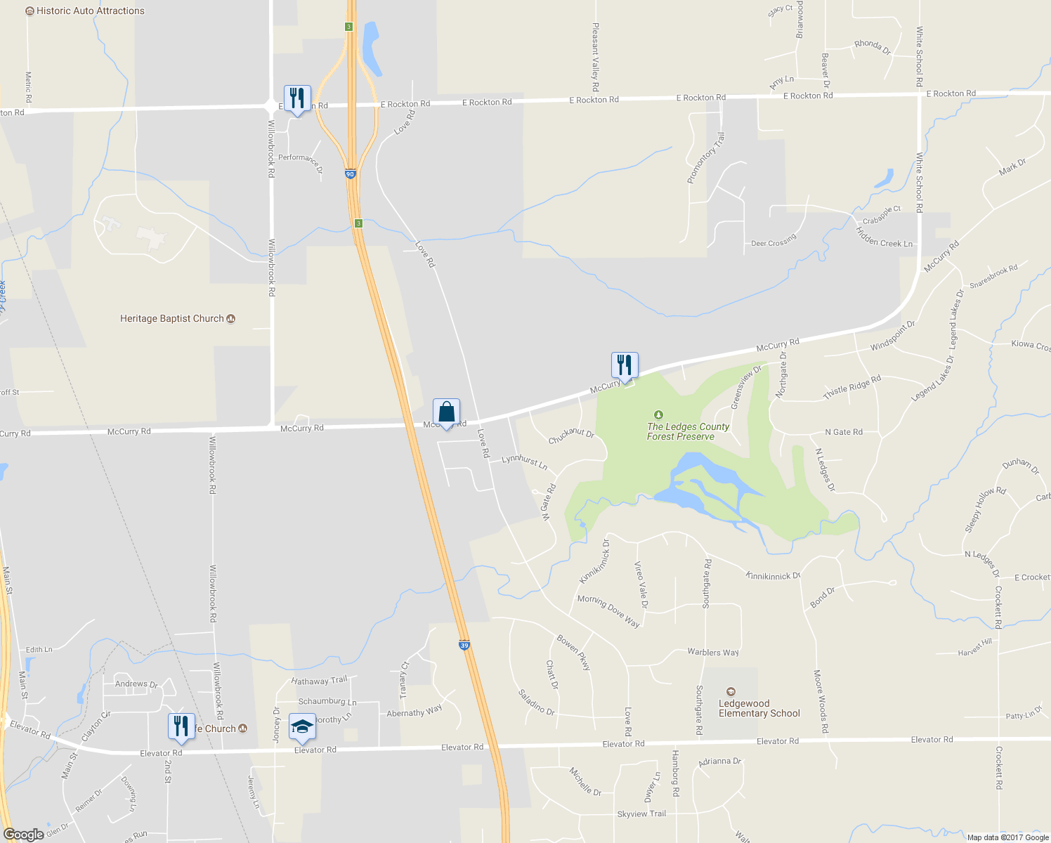 map of restaurants, bars, coffee shops, grocery stores, and more near 12564 Chuckanut Drive in Roscoe