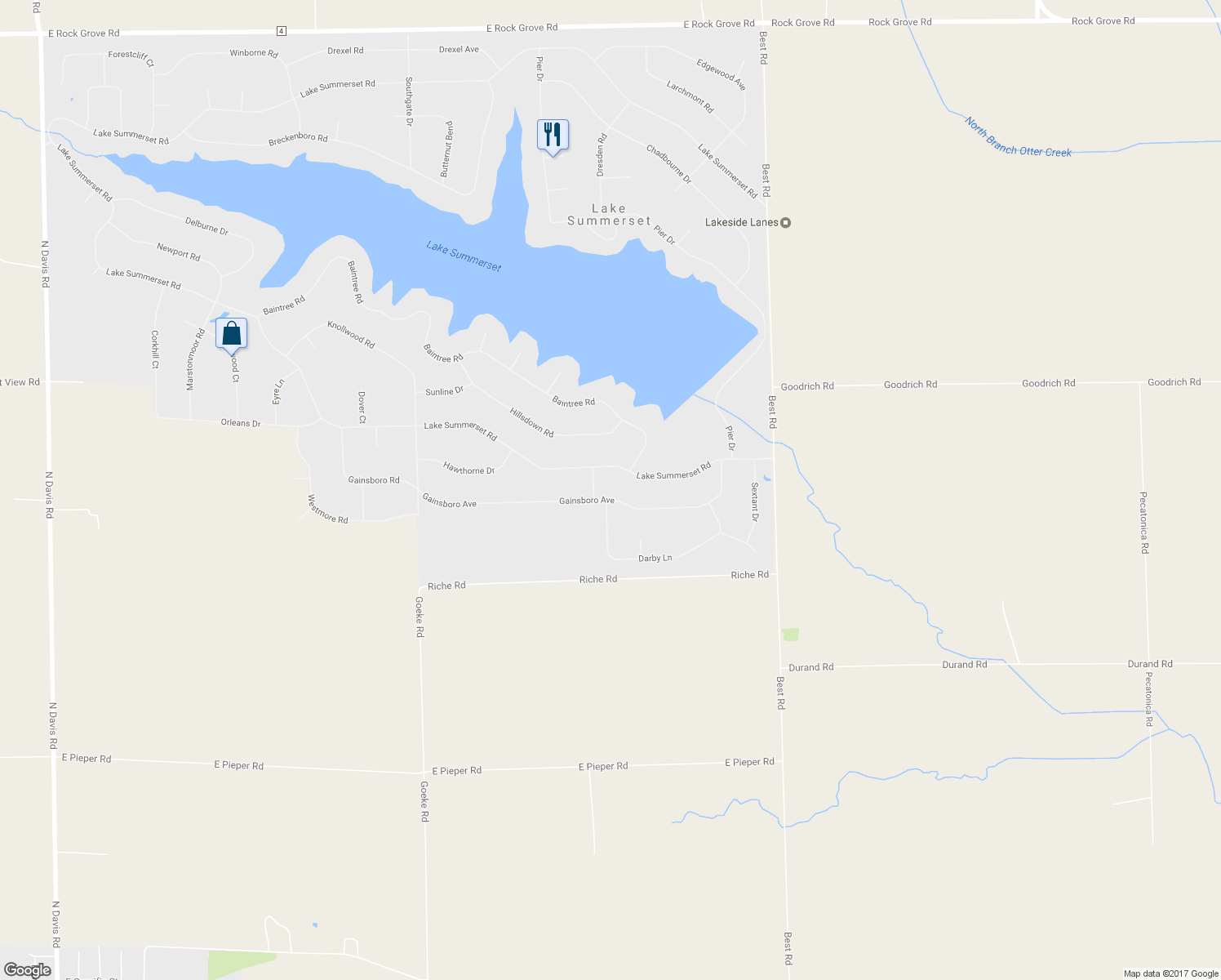 map of restaurants, bars, coffee shops, grocery stores, and more near 1776 Gainsboro Avenue in Davis