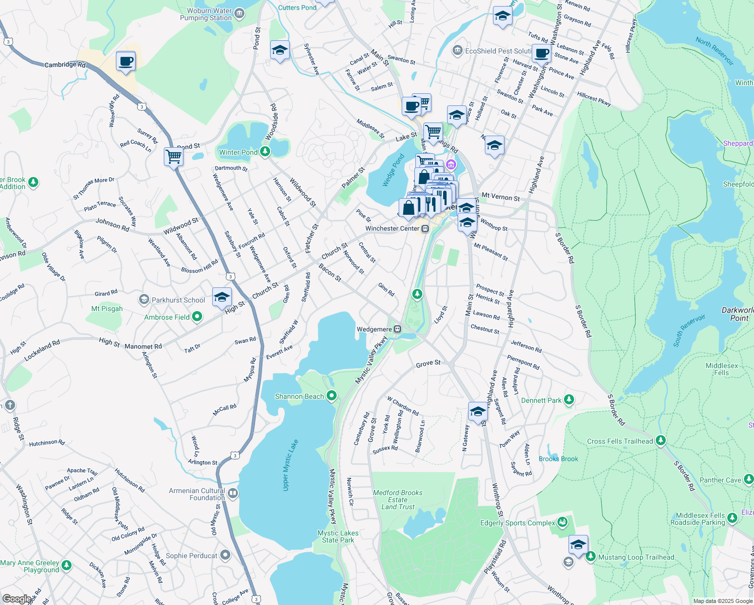 53 Bacon Street, Winchester MA Walk Score