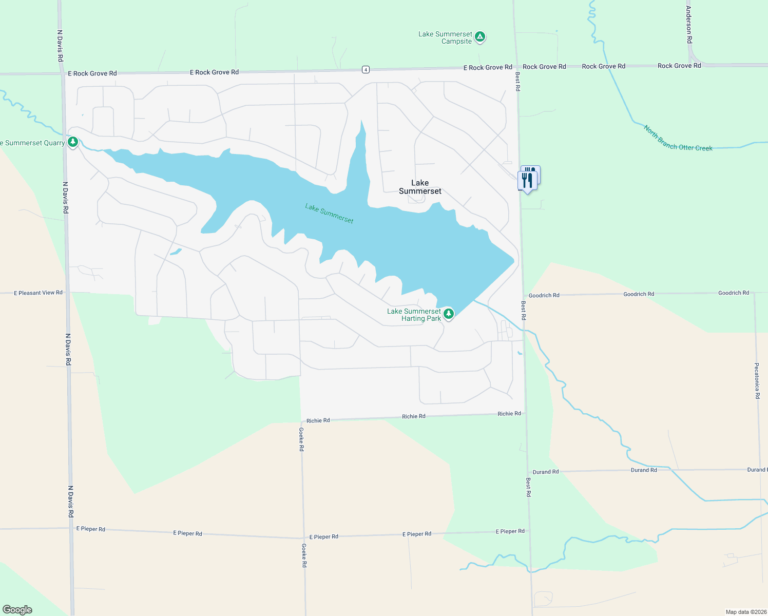 map of restaurants, bars, coffee shops, grocery stores, and more near 2000 Baintree Road in Davis