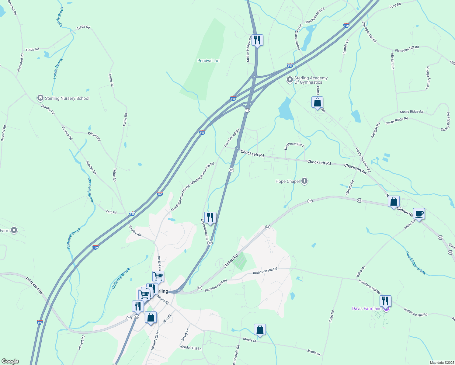 96 Leominster Road, Sterling MA Walk Score