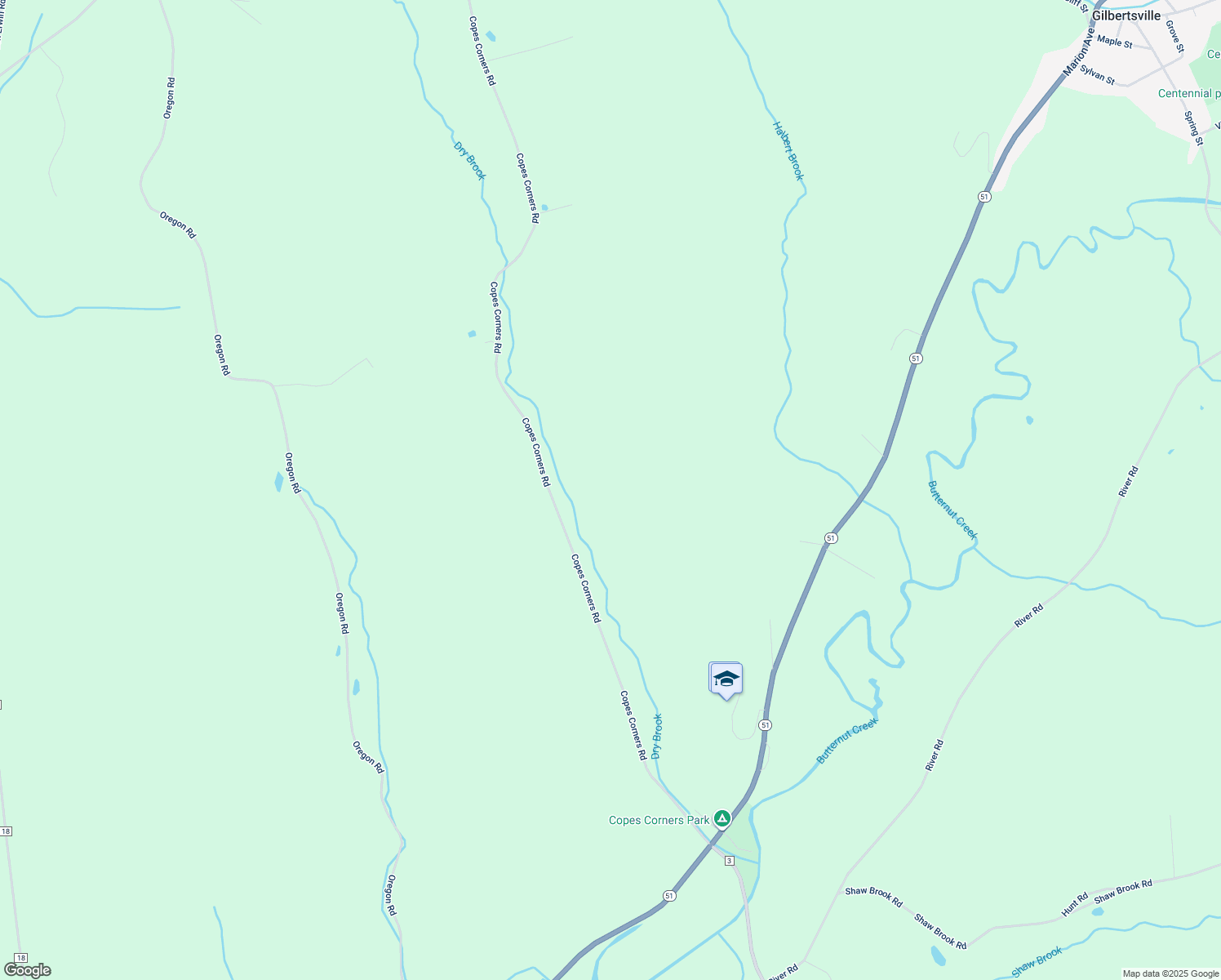 map of restaurants, bars, coffee shops, grocery stores, and more near in Gilbertsville
