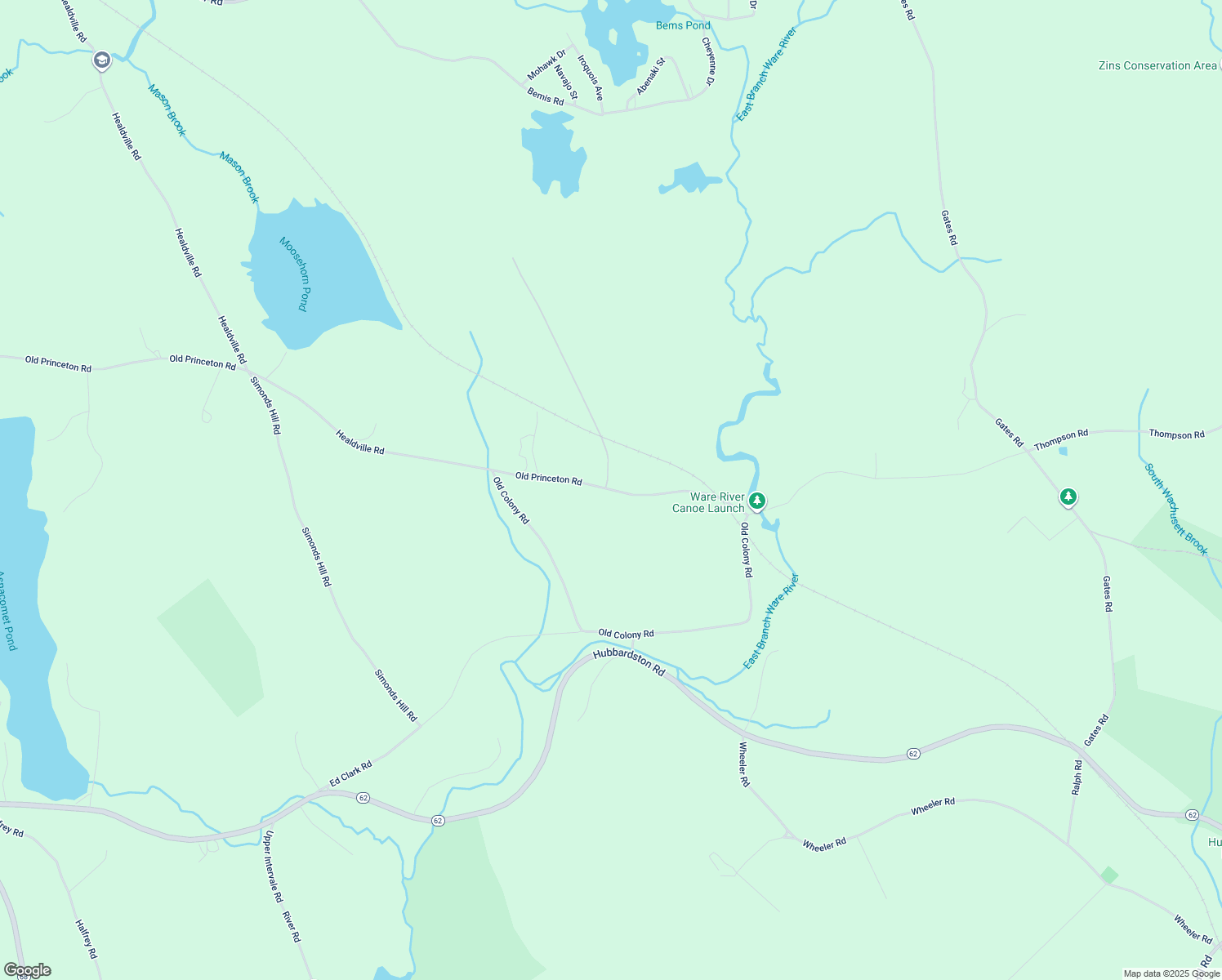 160 Old Princeton Road, Hubbardston MA Walk Score