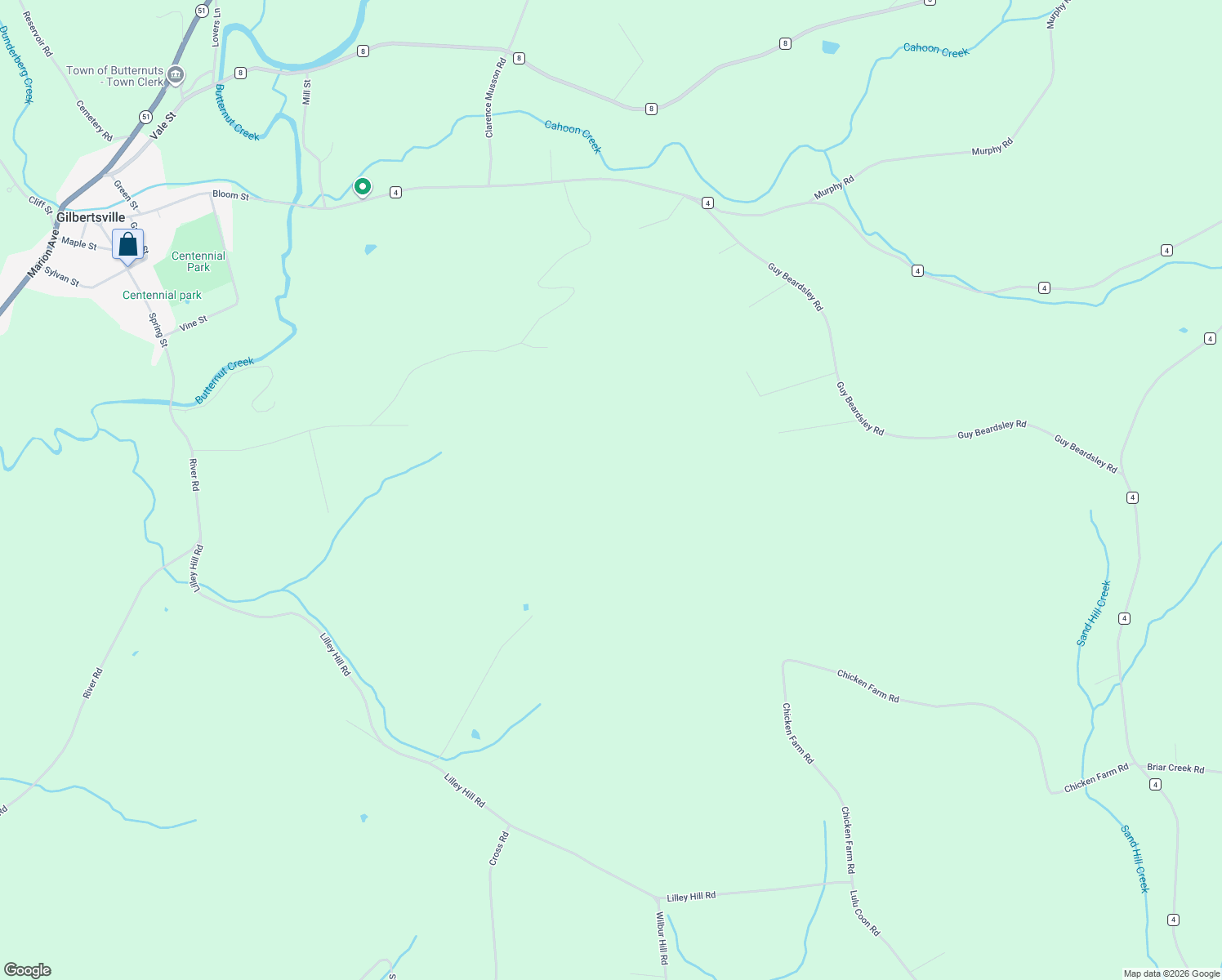 map of restaurants, bars, coffee shops, grocery stores, and more near in Gilbertsville