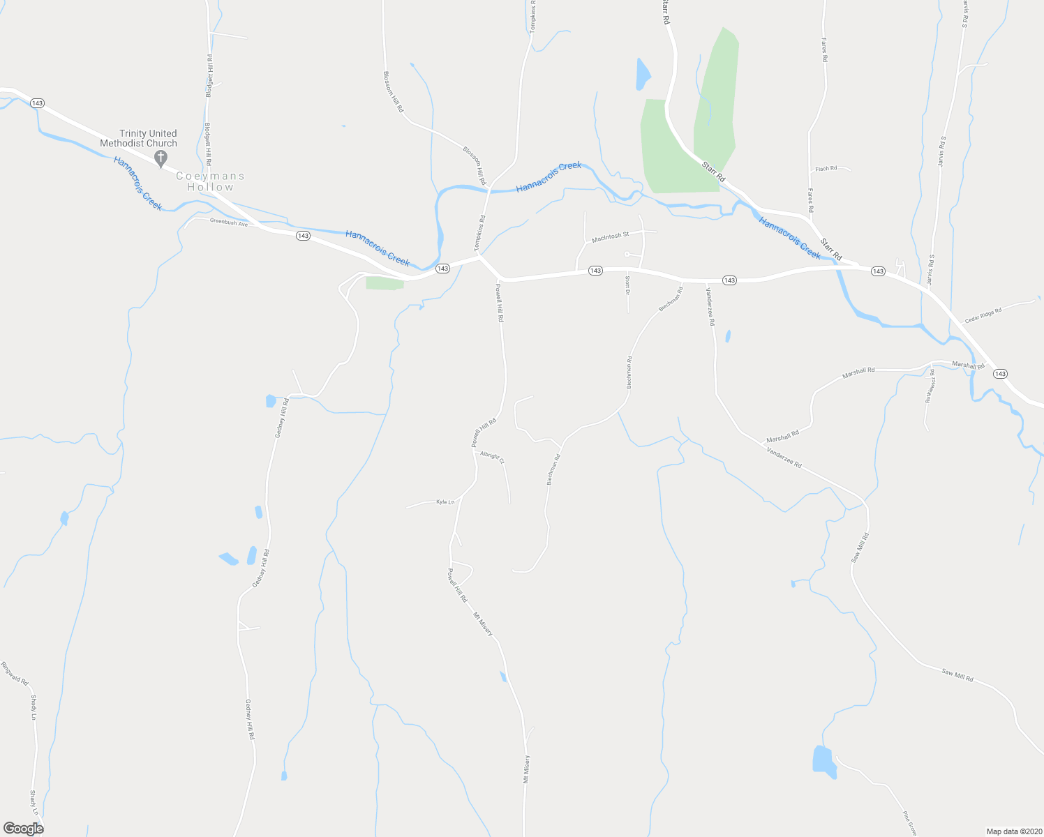 map of restaurants, bars, coffee shops, grocery stores, and more near 146 Biechman Road in Ravena