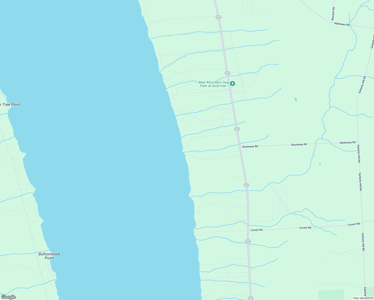map of restaurants, bars, coffee shops, grocery stores, and more near 4710 Willow Point Rd in Burdett
