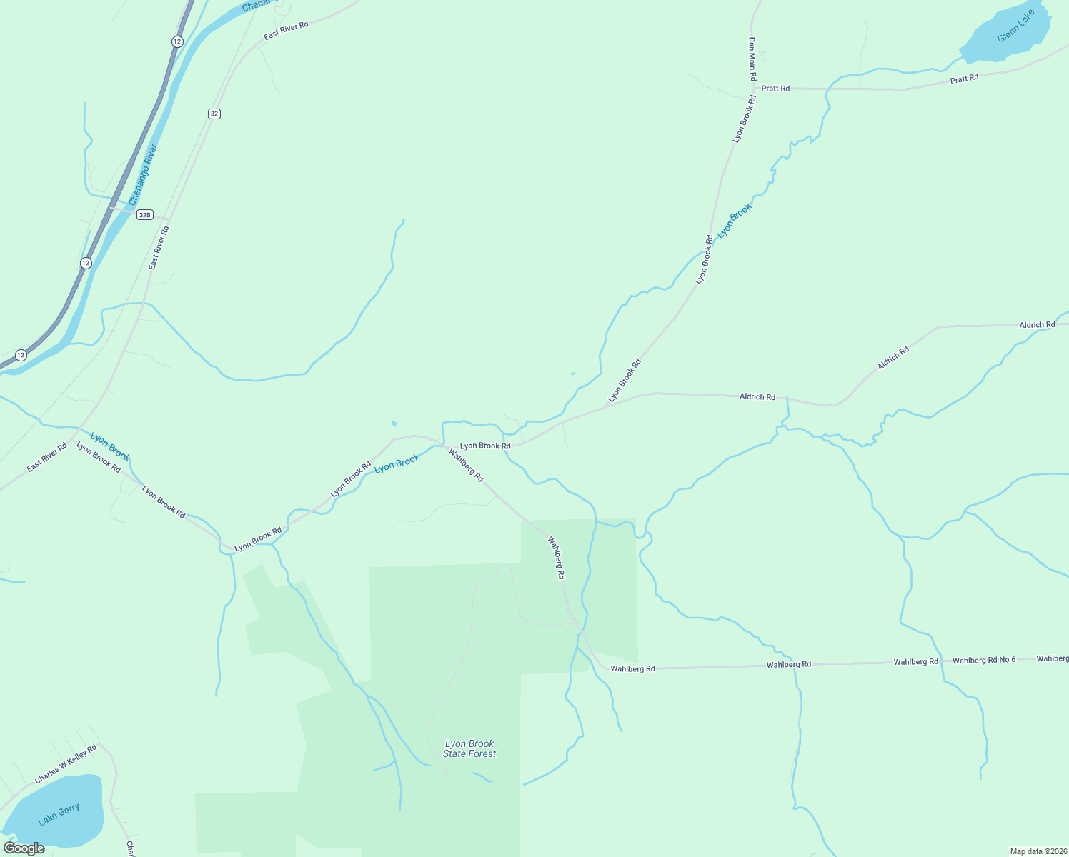 map of restaurants, bars, coffee shops, grocery stores, and more near 435 Lyon Brook Road in Norwich