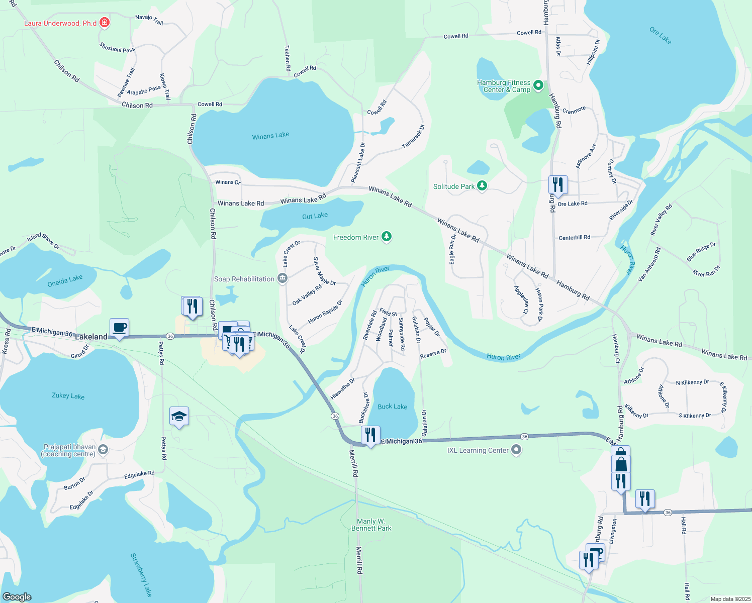 Riverdale Road, Whitmore Lake MI Walk Score