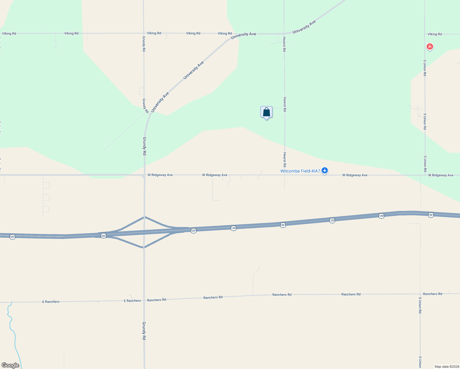 map of restaurants, bars, coffee shops, grocery stores, and more near 8383 W Ridgeway Ave in Cedar Falls
