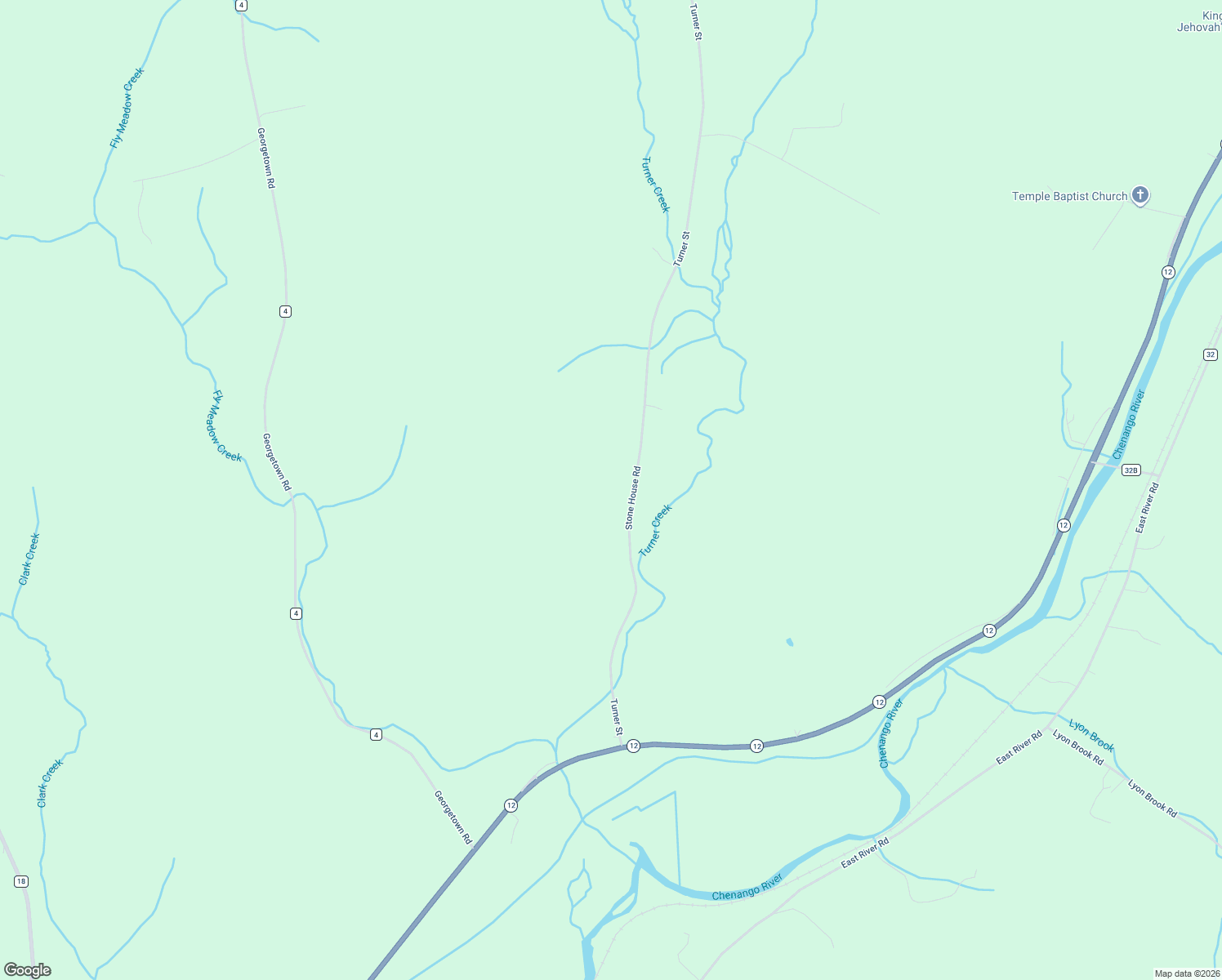 map of restaurants, bars, coffee shops, grocery stores, and more near 263 Turner Street in Oxford