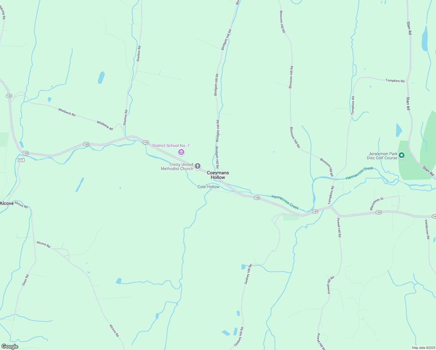map of restaurants, bars, coffee shops, grocery stores, and more near in Coeymans Hollow