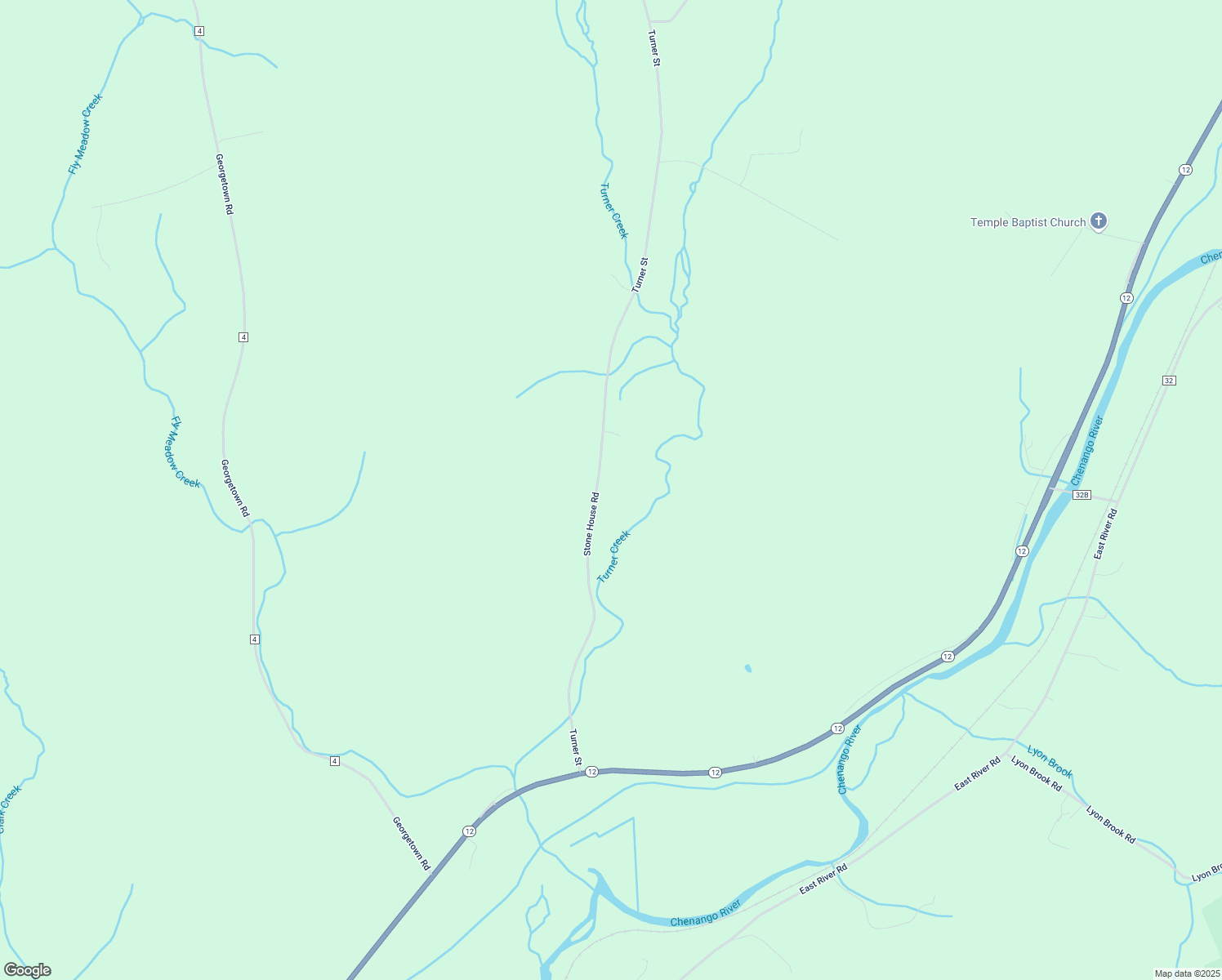 map of restaurants, bars, coffee shops, grocery stores, and more near 262 Turner St in Oxford