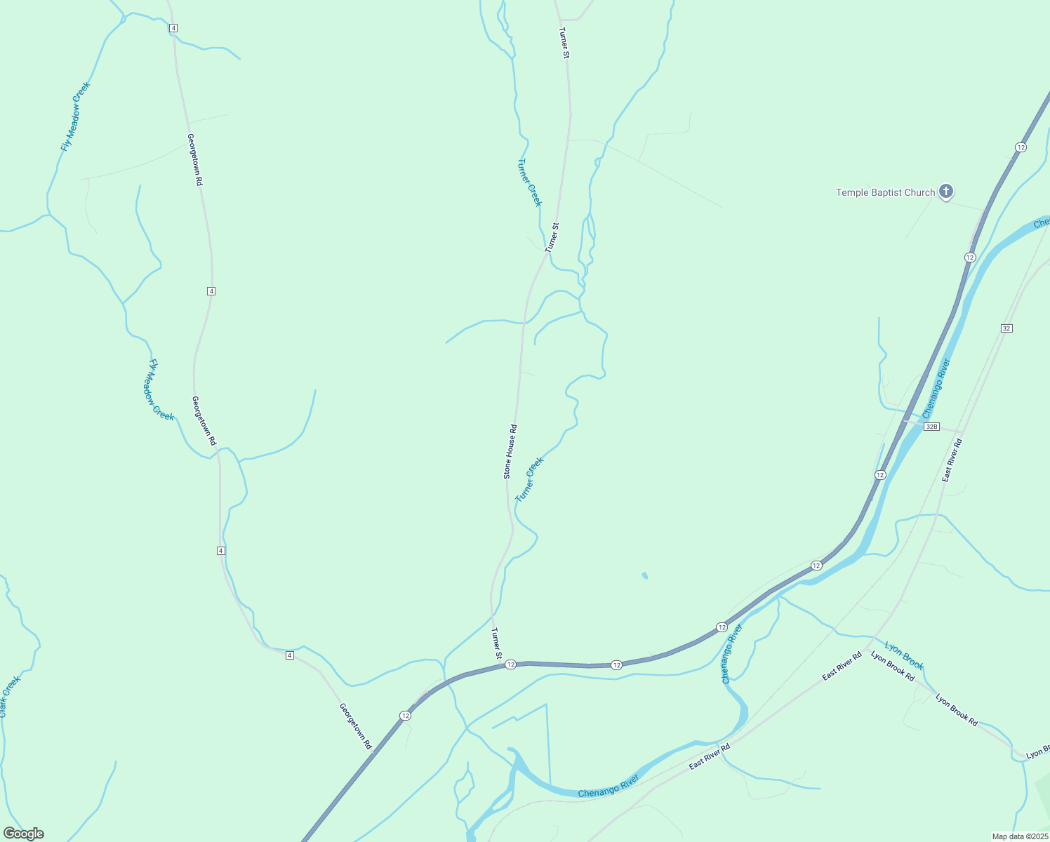 map of restaurants, bars, coffee shops, grocery stores, and more near 262 Turner St in Oxford