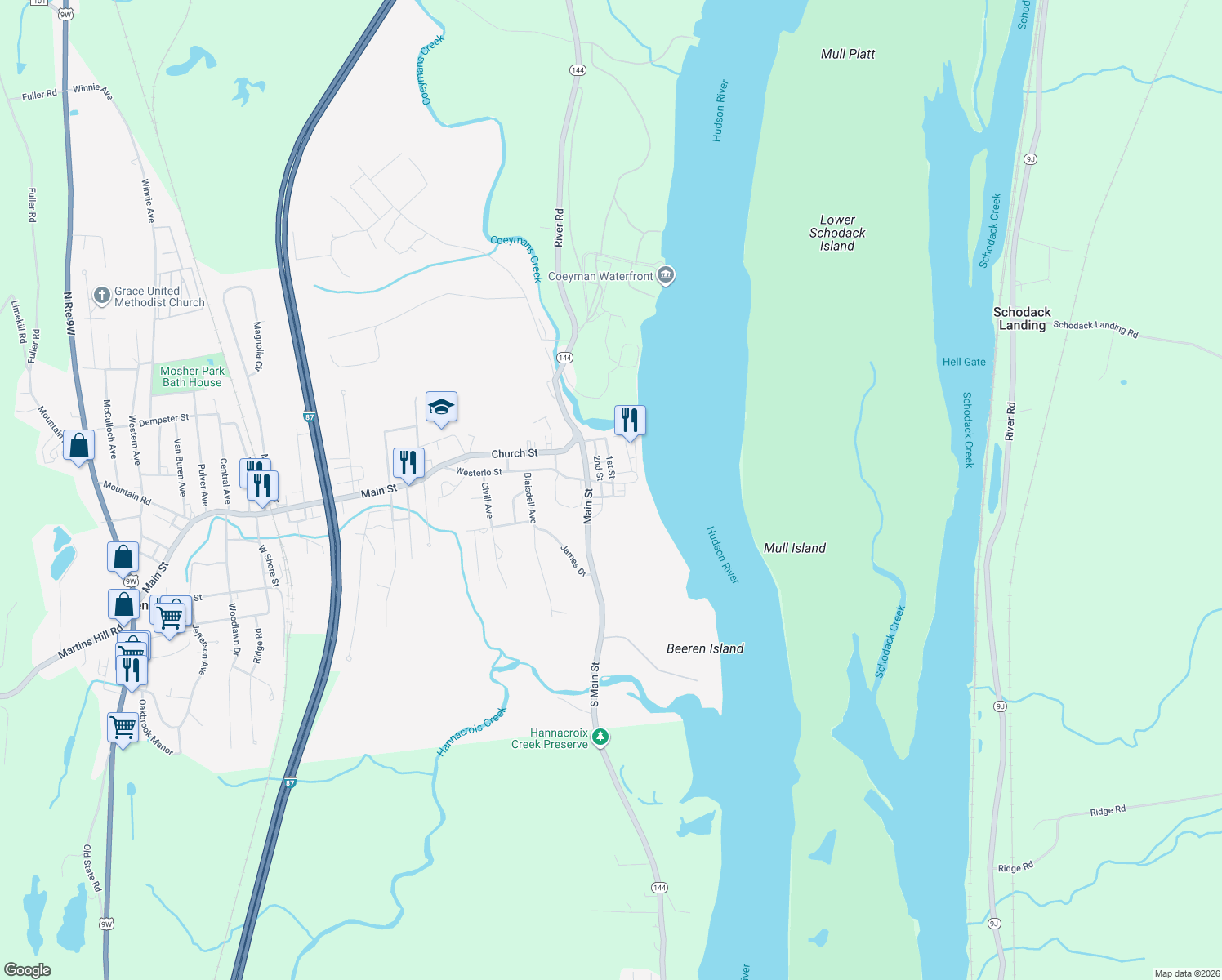 1 Westerlo Street, Coeymans NY Walk Score