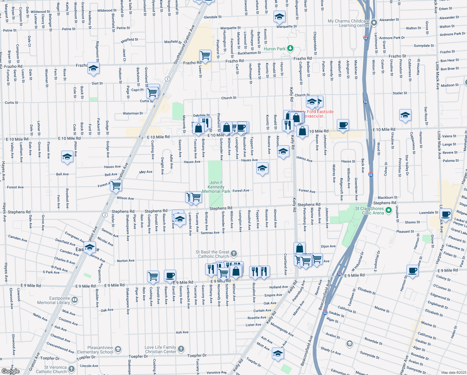 24520 Wilmot Avenue, Eastpointe MI Walk Score