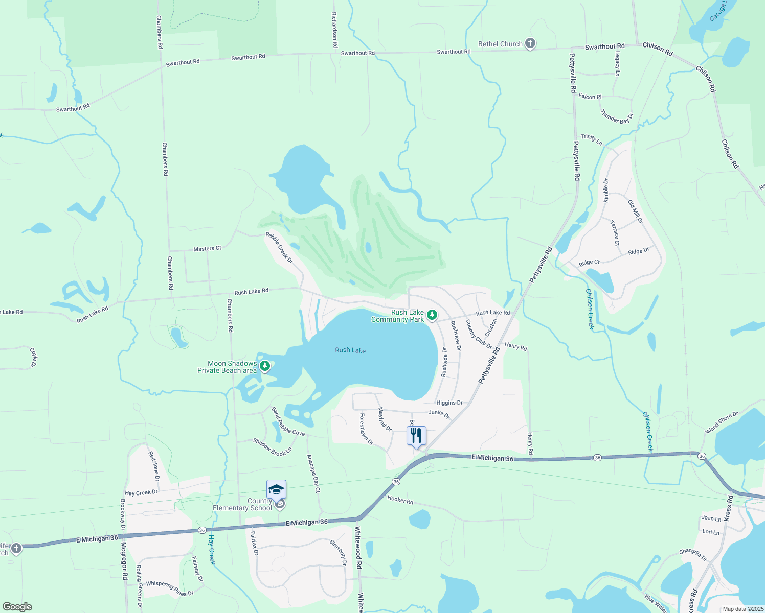 3432 Rush Lake Road, Pinckney MI Walk Score