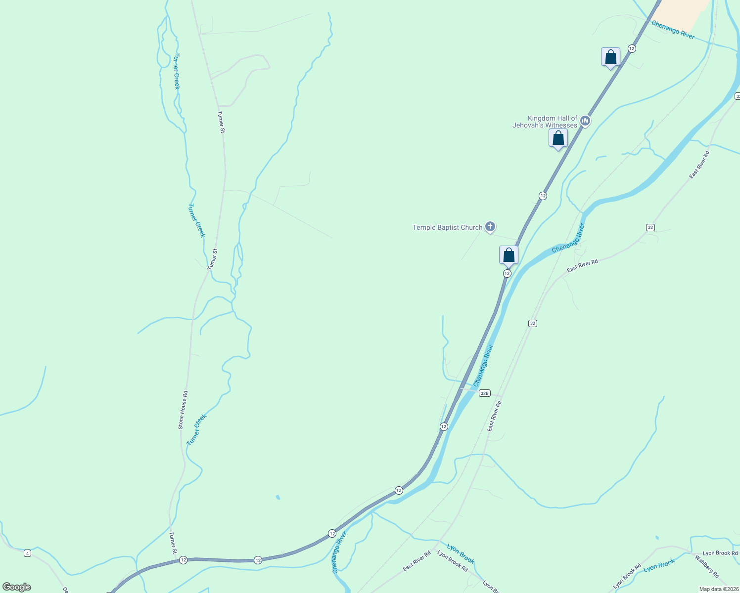 map of restaurants, bars, coffee shops, grocery stores, and more near 157 Grotsinger Rd in Norwich