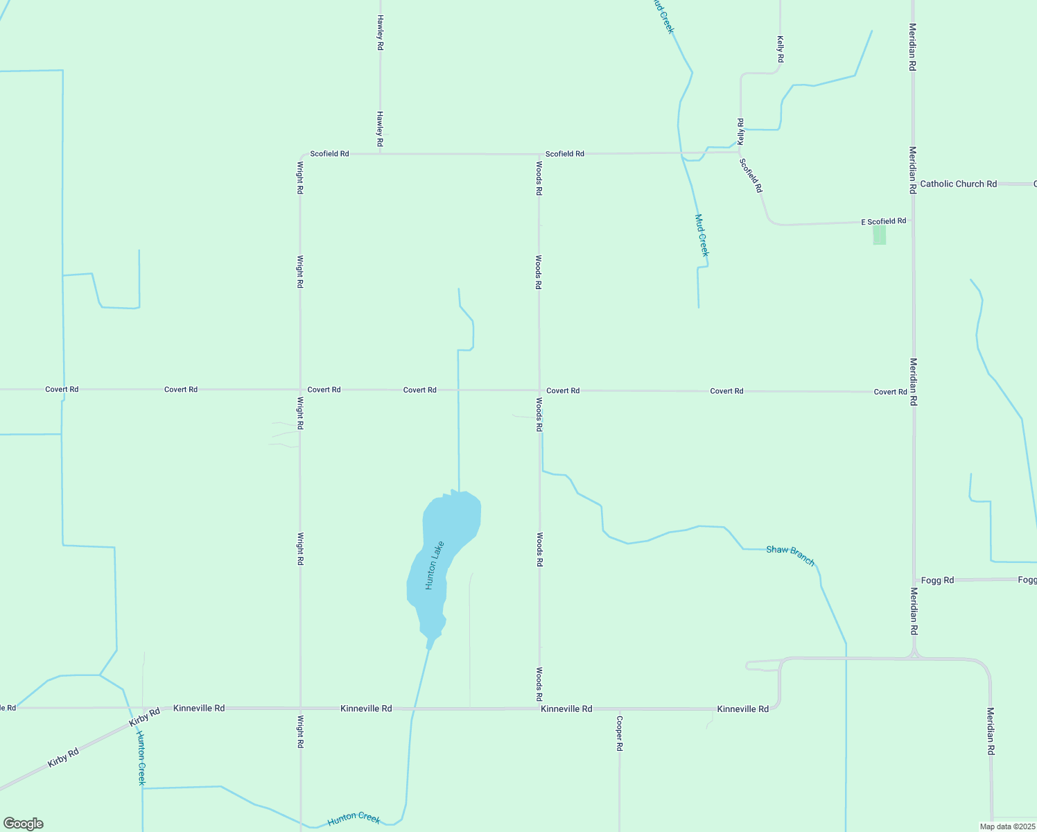 map of restaurants, bars, coffee shops, grocery stores, and more near 3600 Woods Road in Leslie