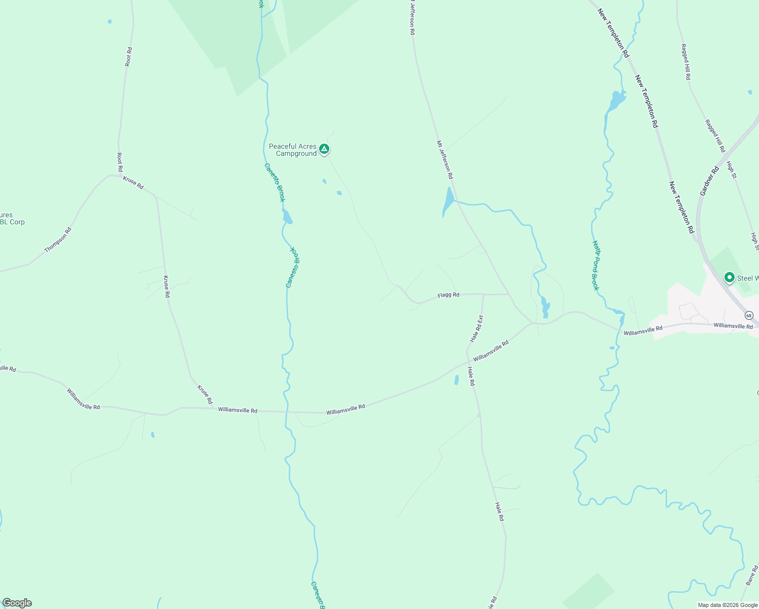 map of restaurants, bars, coffee shops, grocery stores, and more near 24-50 Flagg Road in Hubbardston