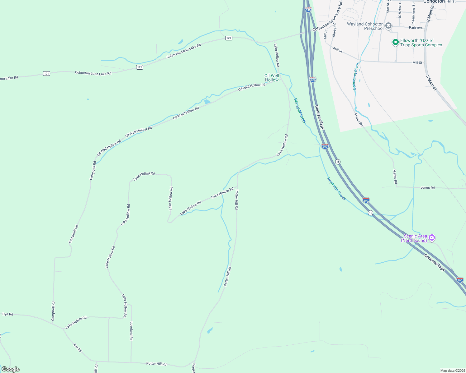 map of restaurants, bars, coffee shops, grocery stores, and more near 9929 Lake Hollow Road in Cohocton