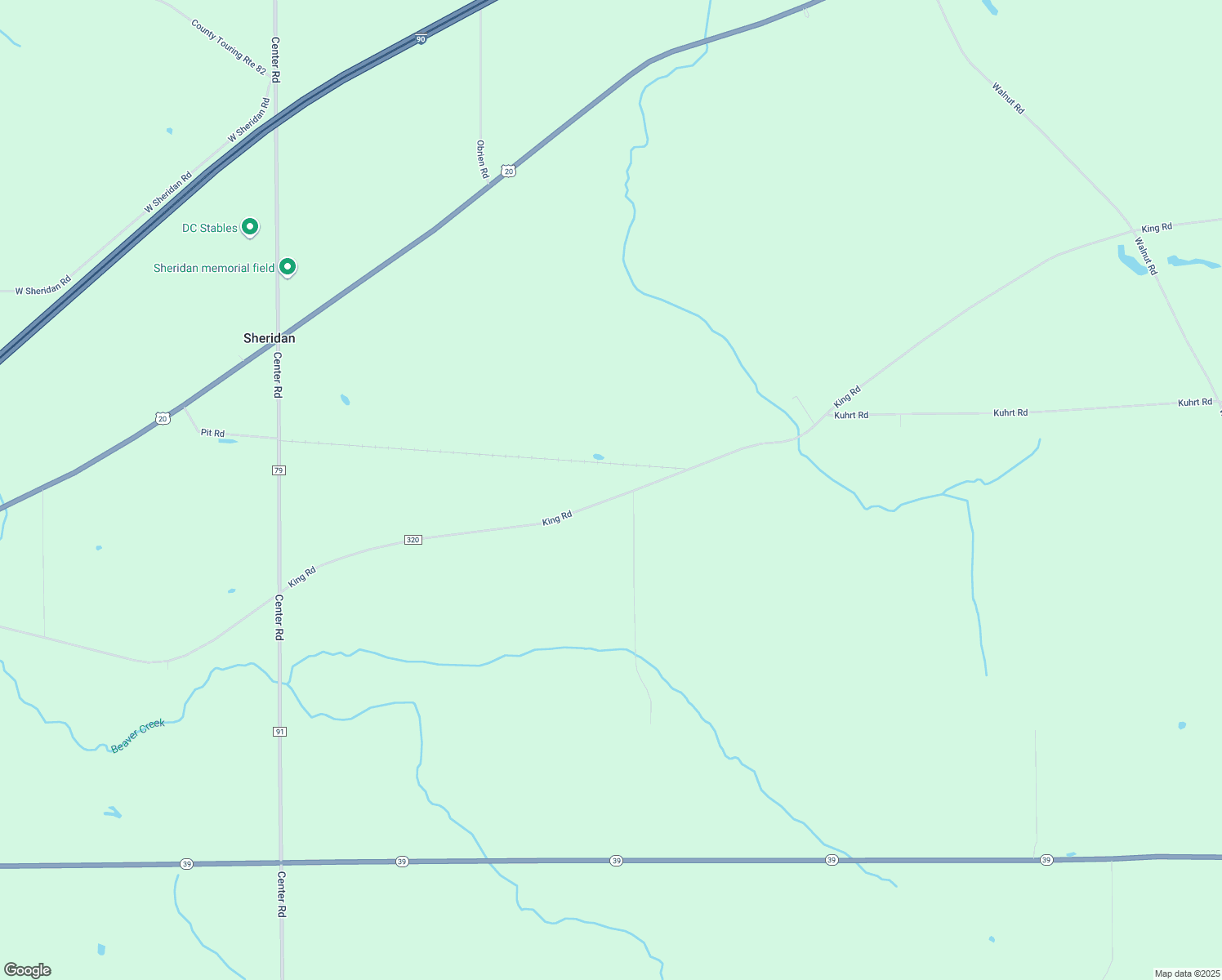 map of restaurants, bars, coffee shops, grocery stores, and more near 2416 King Road in Forestville