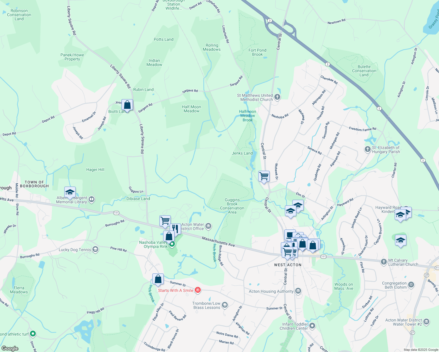 66 Inches Brook Lane, Boxborough MA Walk Score