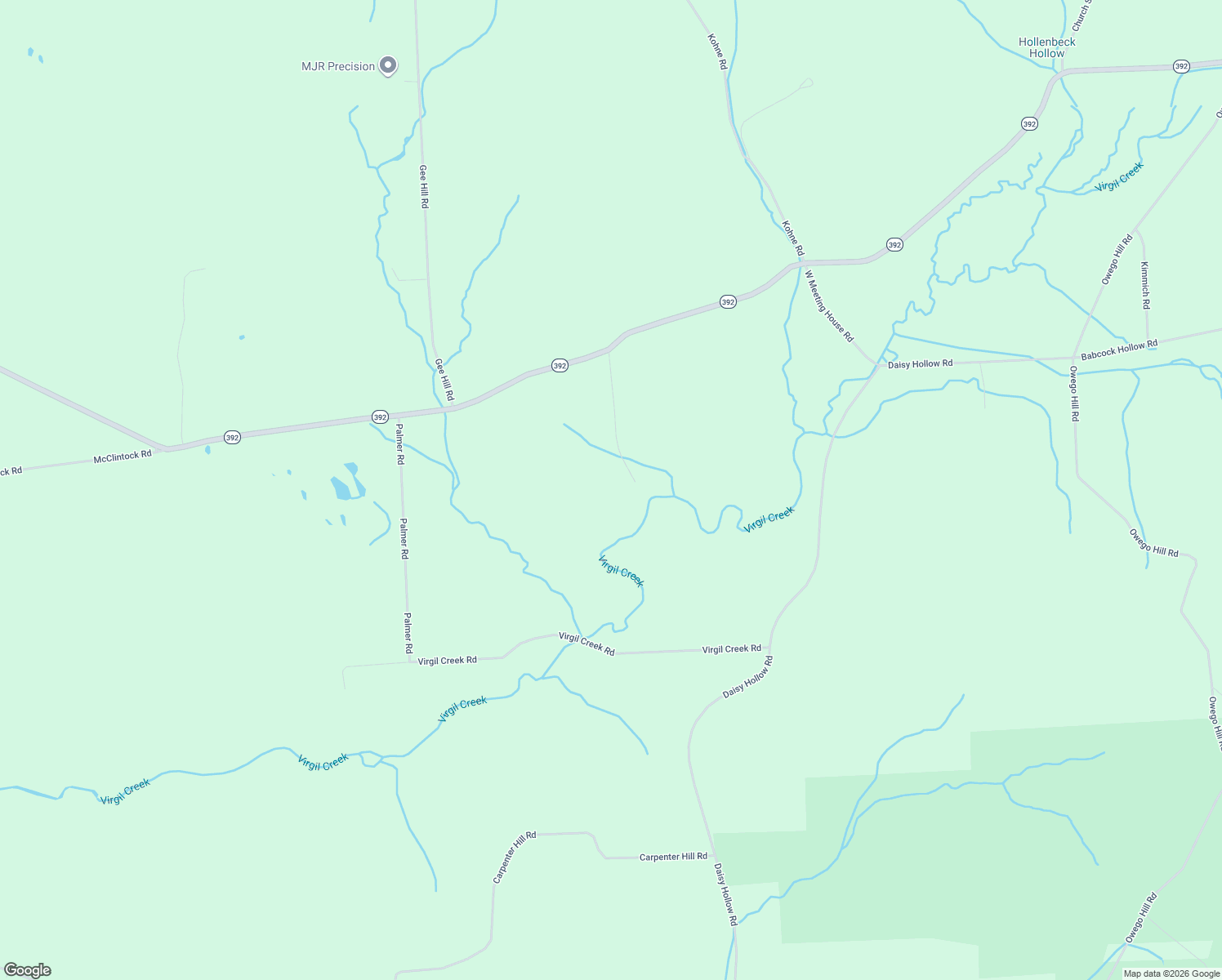 map of restaurants, bars, coffee shops, grocery stores, and more near 1609 Teeter Rd in Dryden