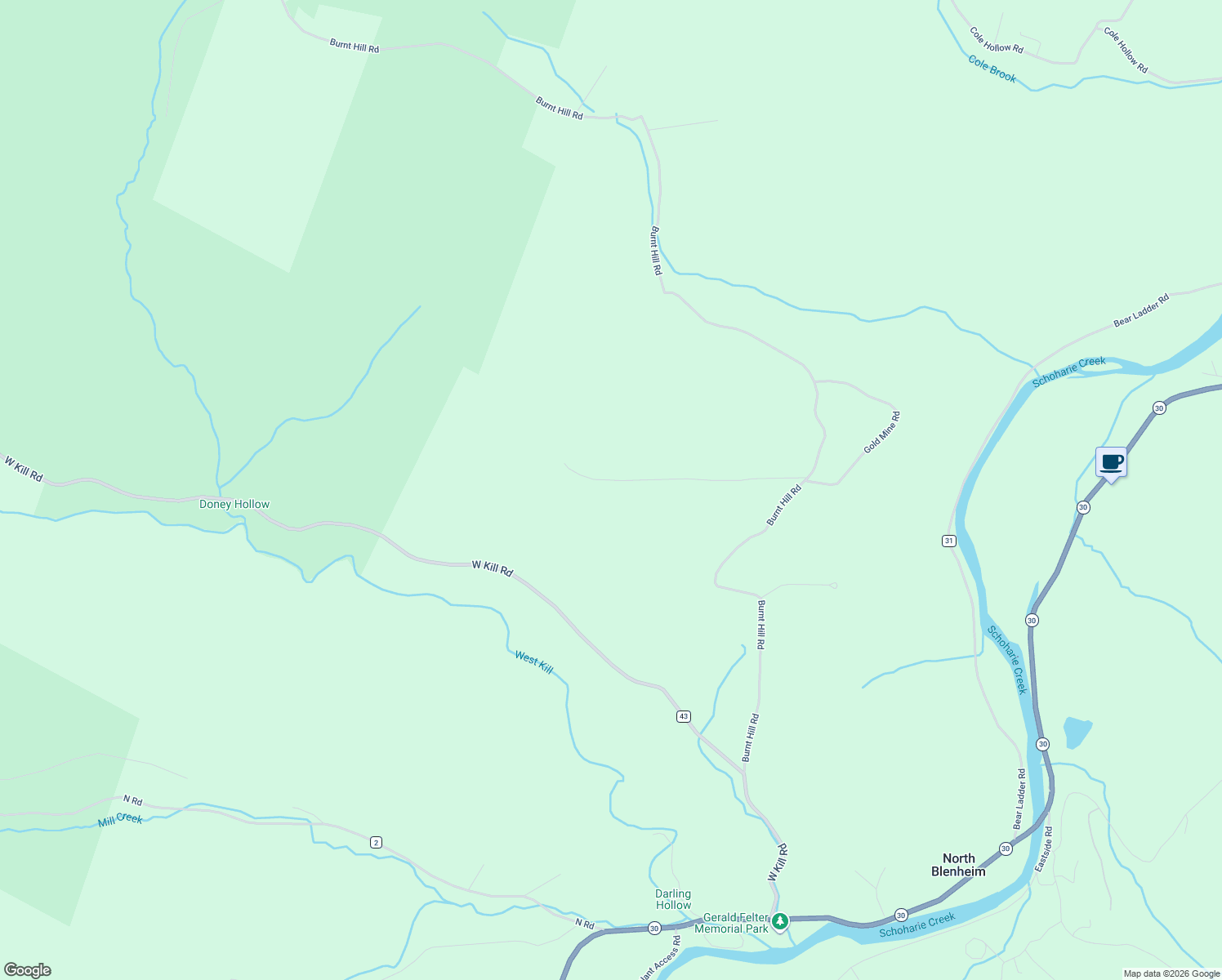 map of restaurants, bars, coffee shops, grocery stores, and more near 202 Silver Mine Road in Jefferson