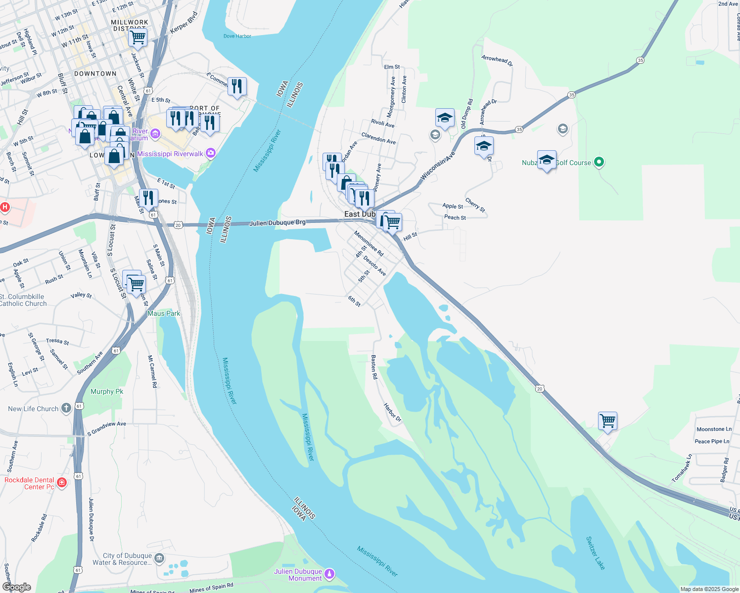 570 6th Street, East Dubuque IL Walk Score