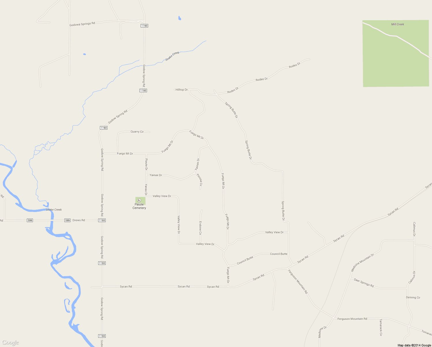map of restaurants, bars, coffee shops, grocery stores, and more near 43418 Fuego Mount Drive in Beatty