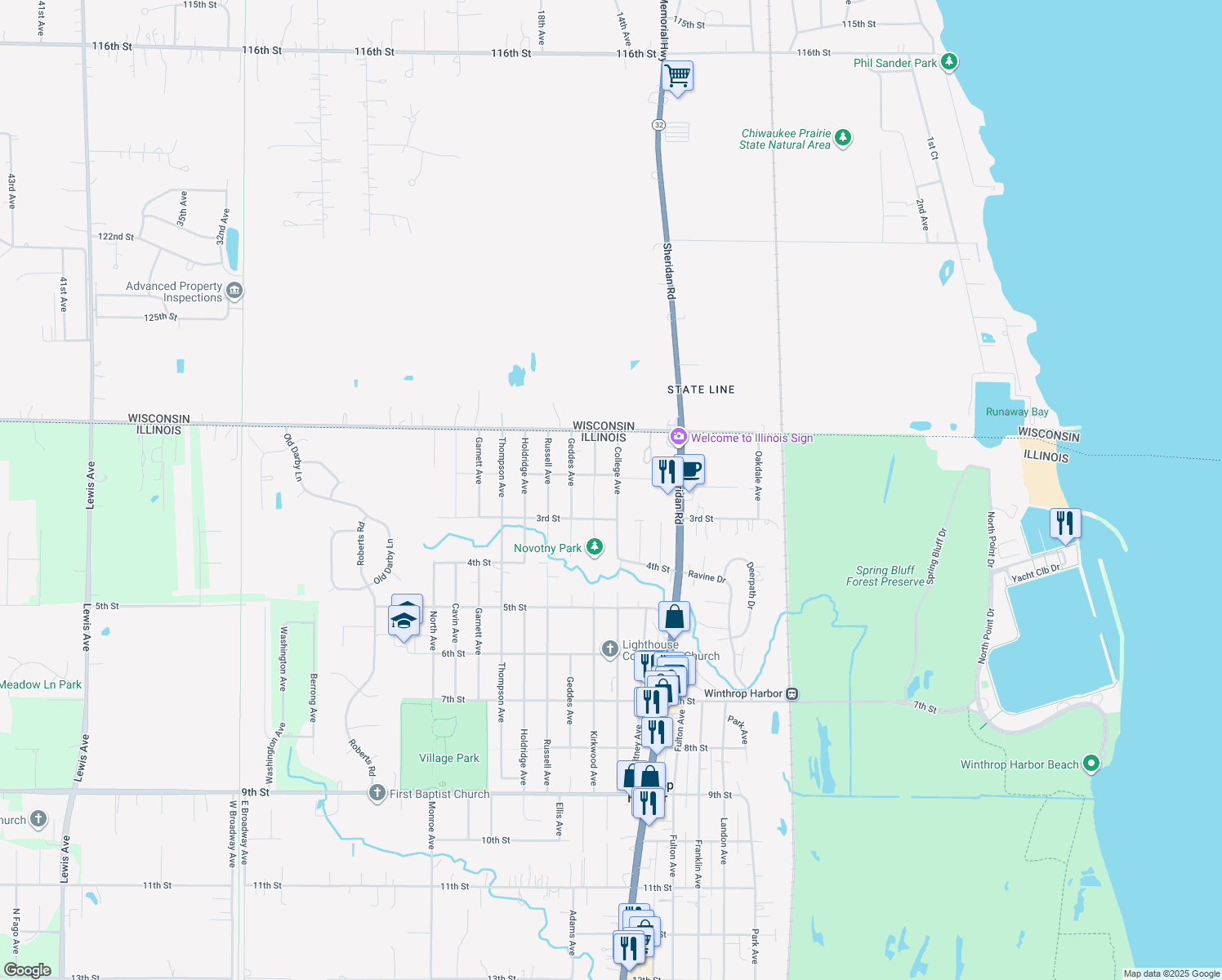 216 College Avenue, Winthrop Harbor IL Walk Score