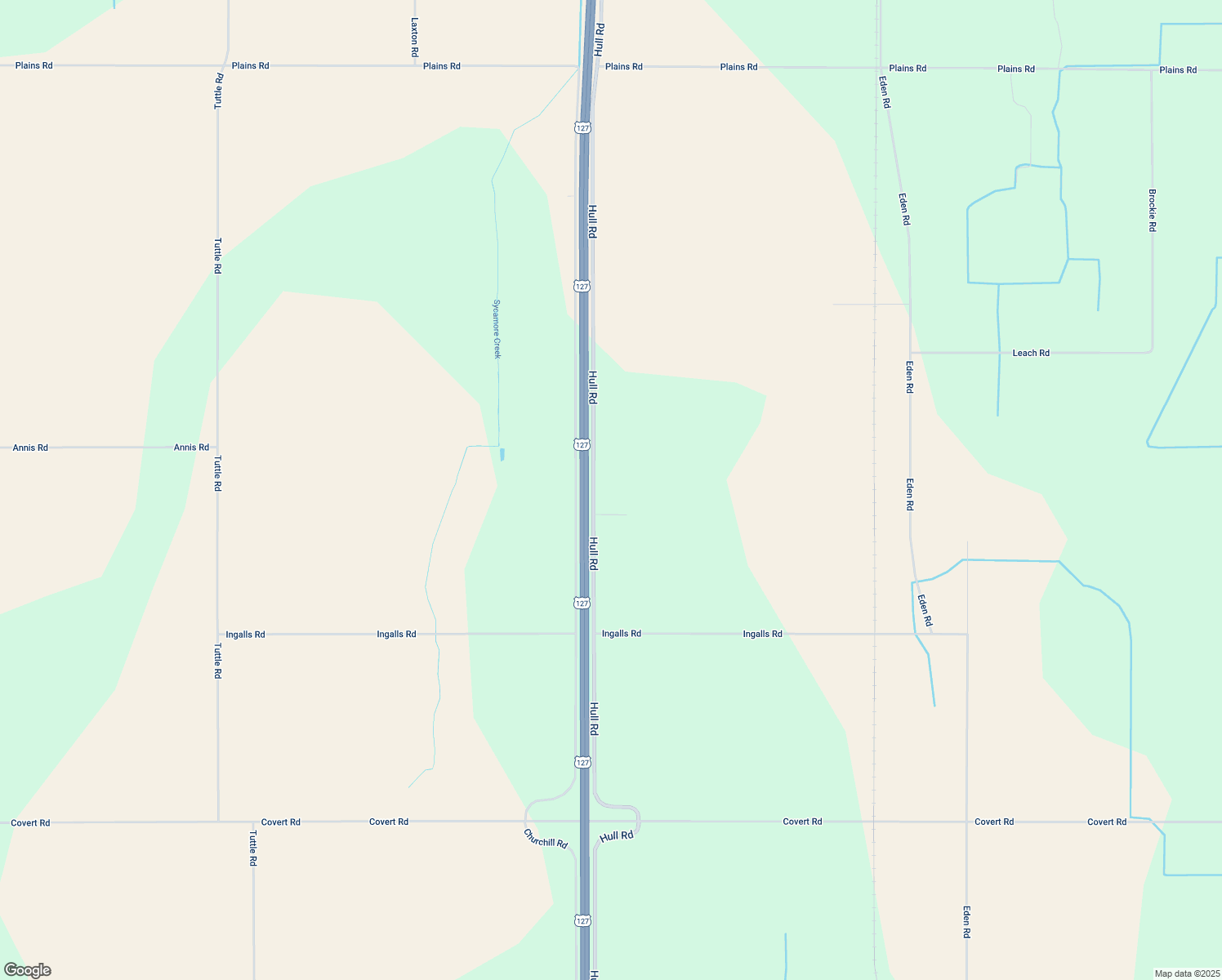 map of restaurants, bars, coffee shops, grocery stores, and more near 3059 Hull Road in Leslie