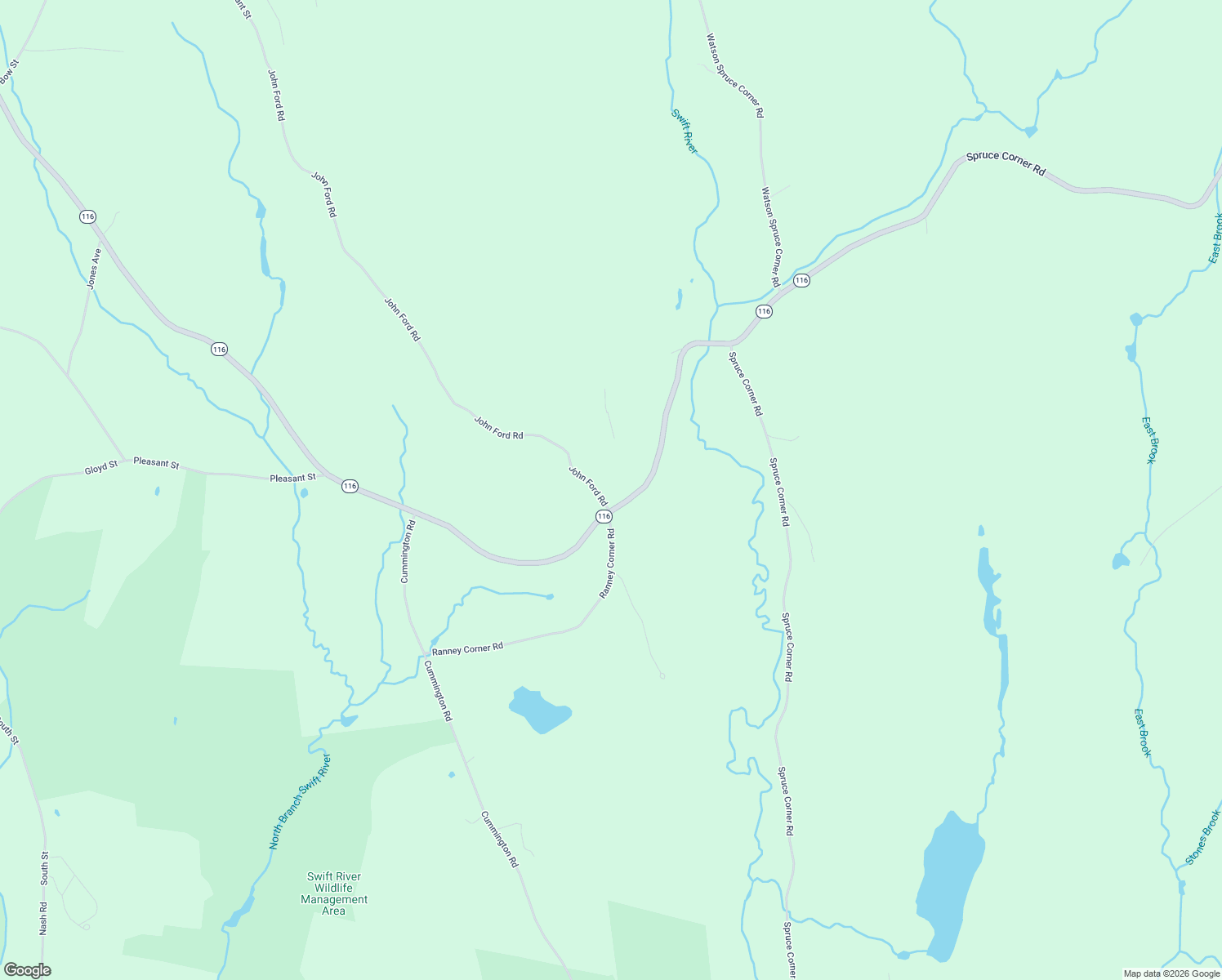map of restaurants, bars, coffee shops, grocery stores, and more near 12 John Ford Road in Ashfield