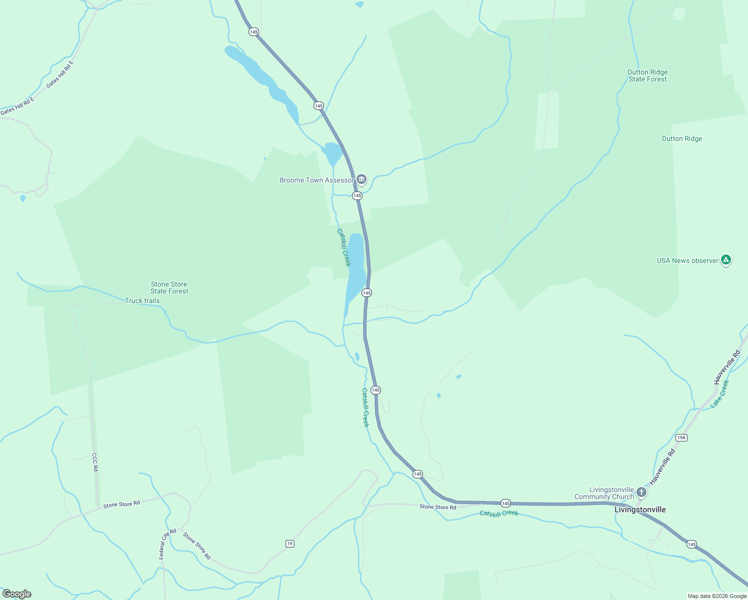 map of restaurants, bars, coffee shops, grocery stores, and more near 812 New York 145 in Middleburgh