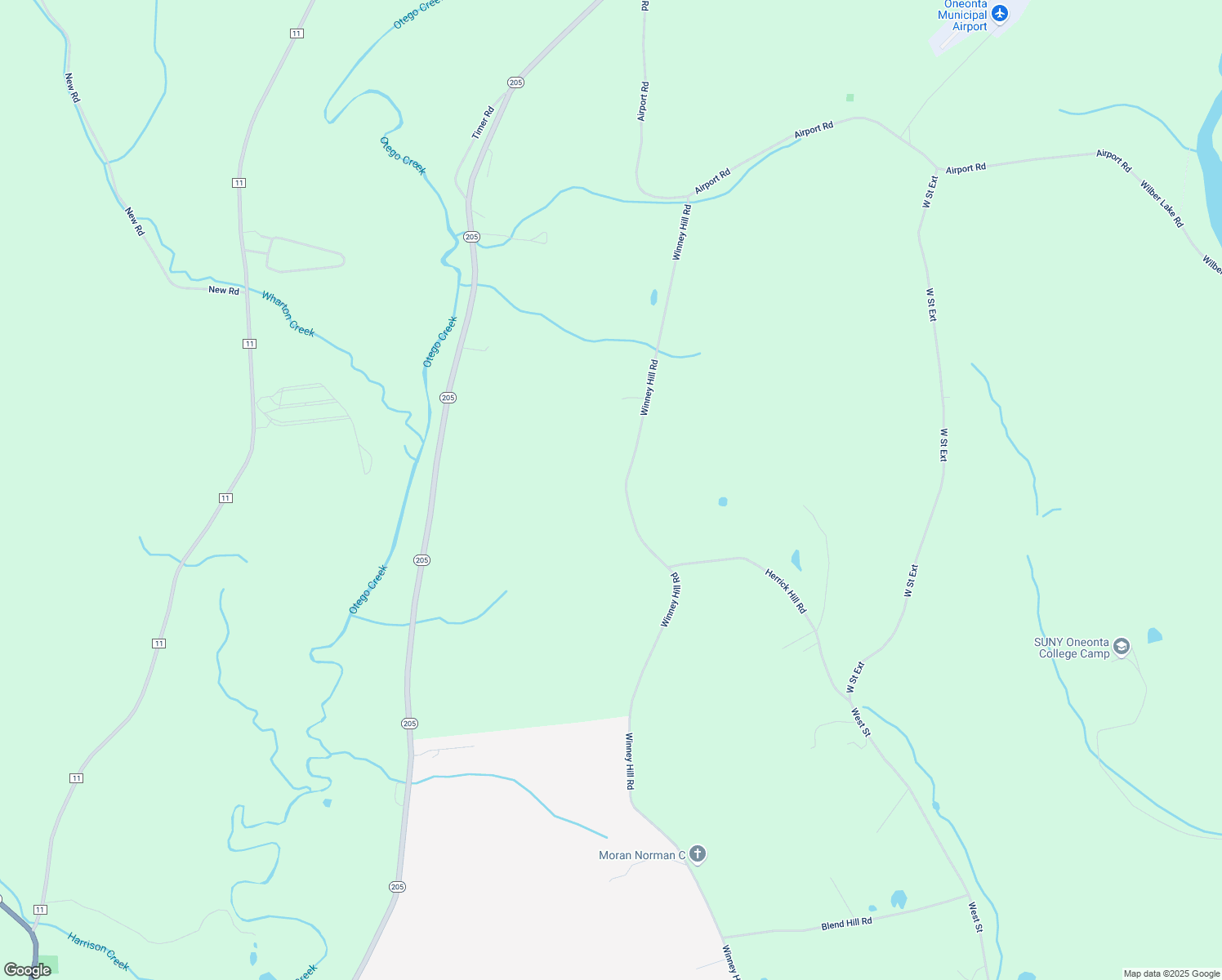 map of restaurants, bars, coffee shops, grocery stores, and more near 904 Winney Hill Road in Oneonta