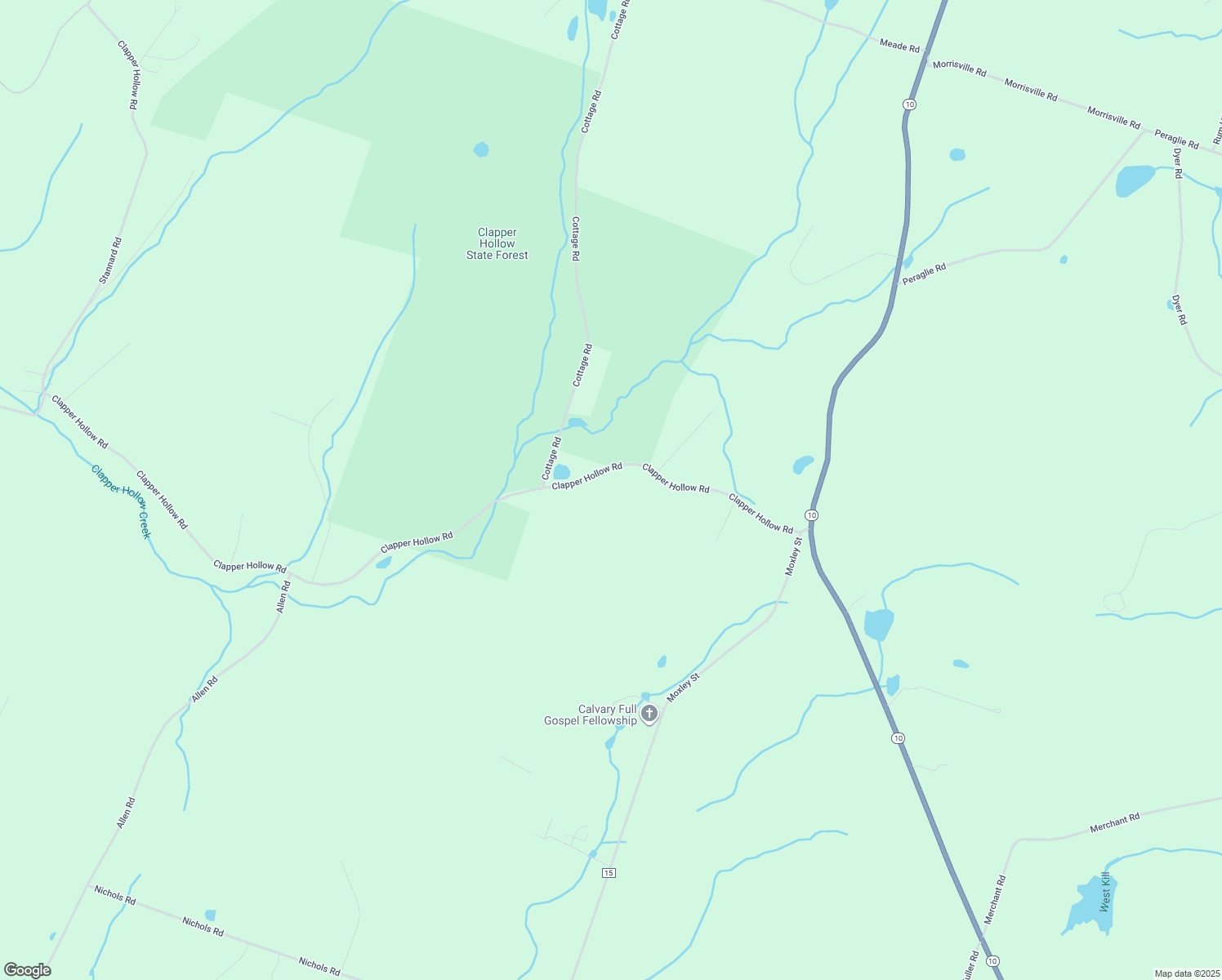 map of restaurants, bars, coffee shops, grocery stores, and more near 920 Clapper Hollow Road in Jefferson