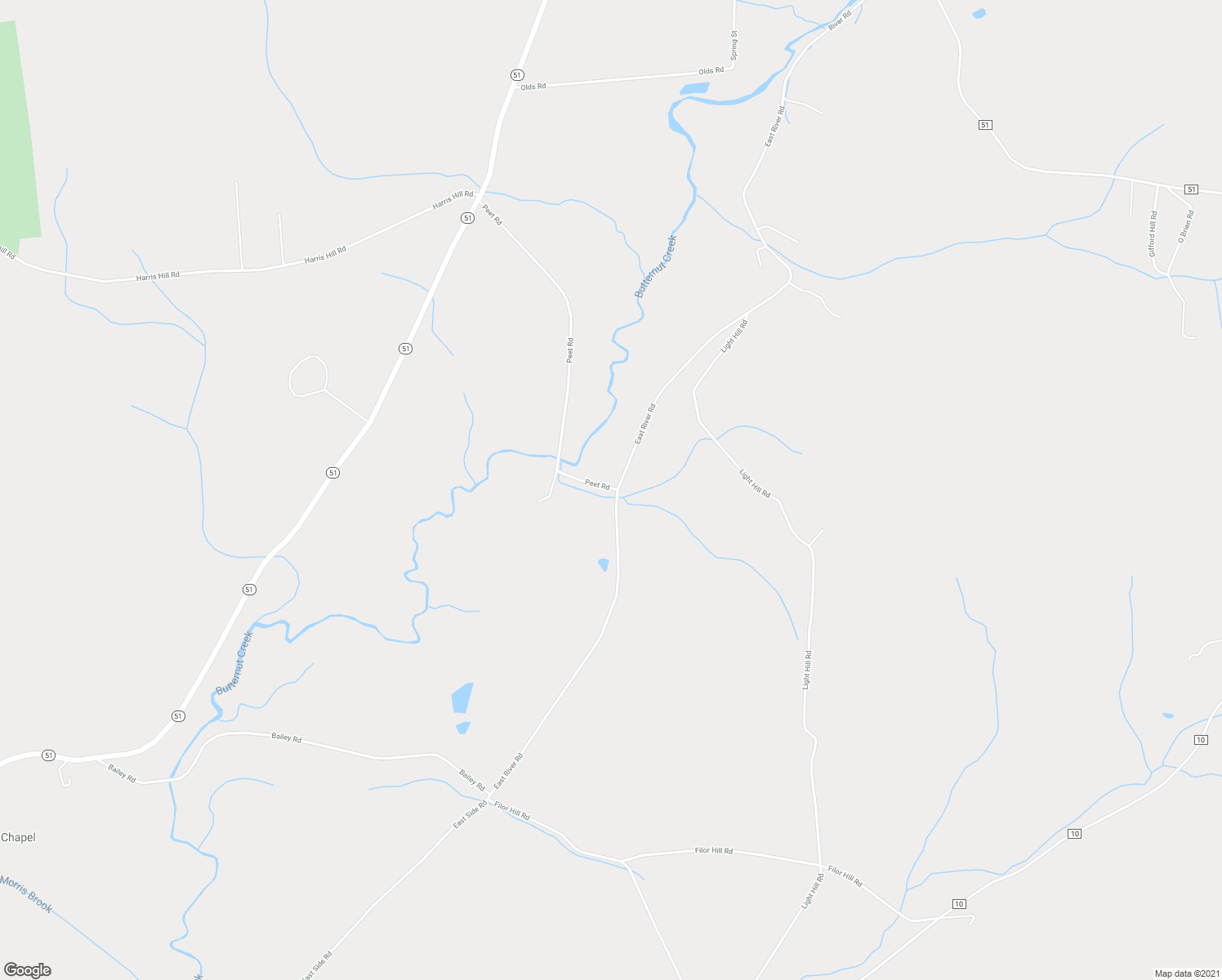 map of restaurants, bars, coffee shops, grocery stores, and more near 133 Peet Road in Morris