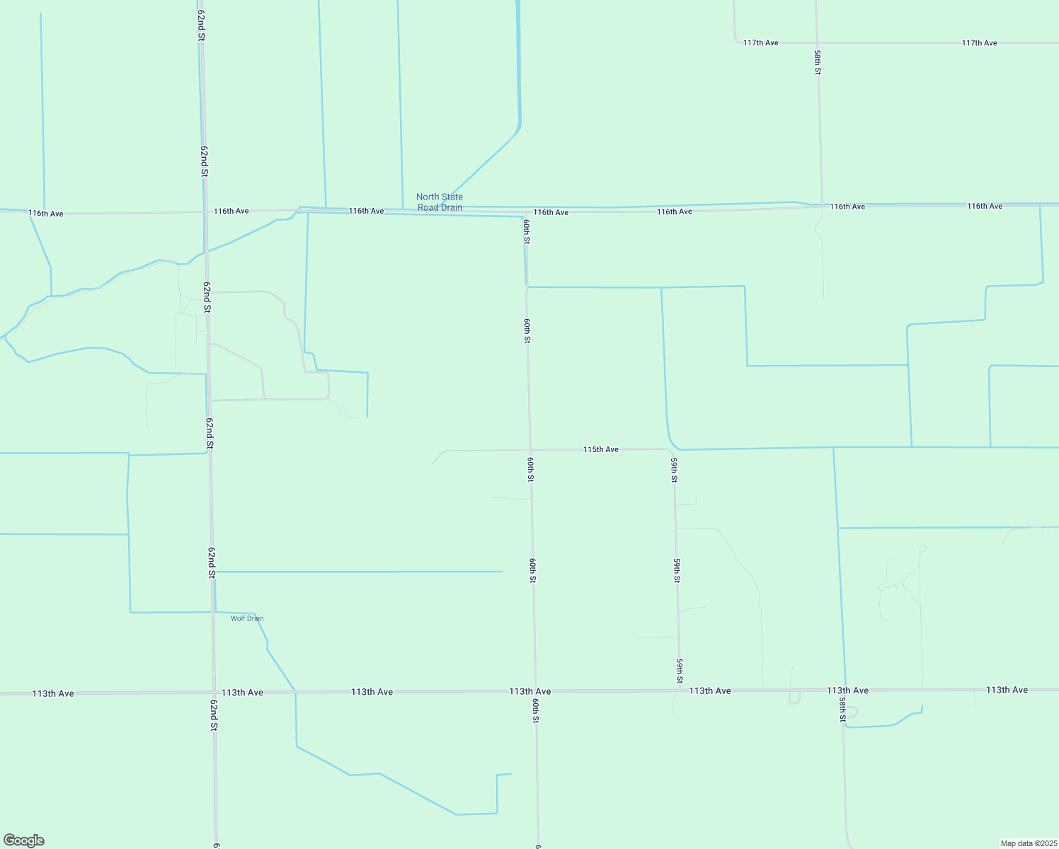 map of restaurants, bars, coffee shops, grocery stores, and more near 1448 60th Street in Fennville
