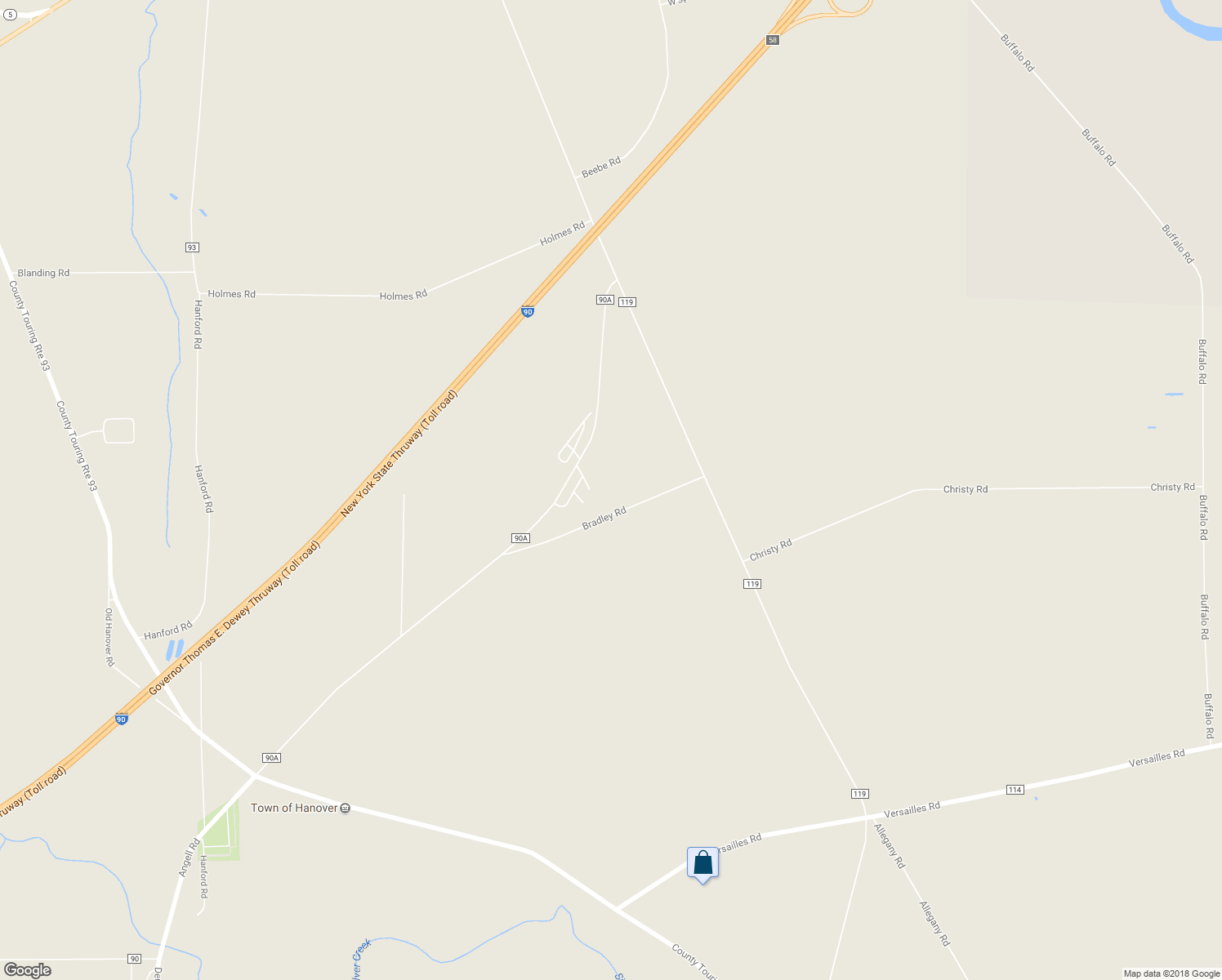 map of restaurants, bars, coffee shops, grocery stores, and more near 792 Bradley Road in Silver Creek