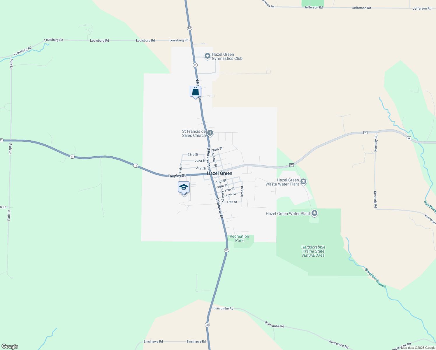 2005 South Main Street, Hazel Green WI Walk Score